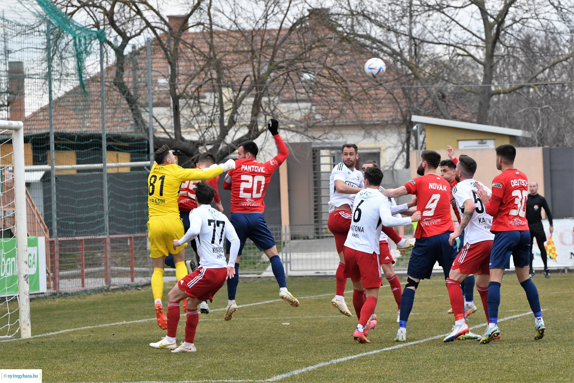Nyíregyháza Spartacus - Pécsi MFC labdarúgó mérkőzés 2023. tavasz