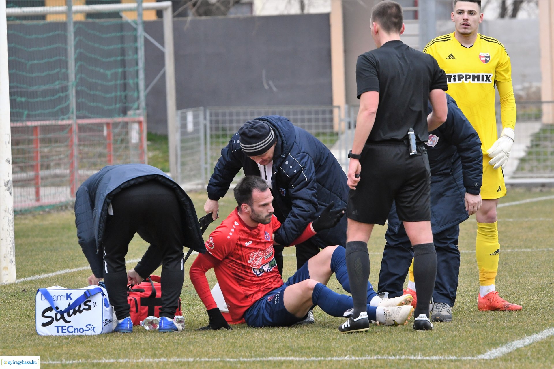 Nyíregyháza Spartacus - Pécsi MFC labdarúgó mérkőzés 2023. tavasz