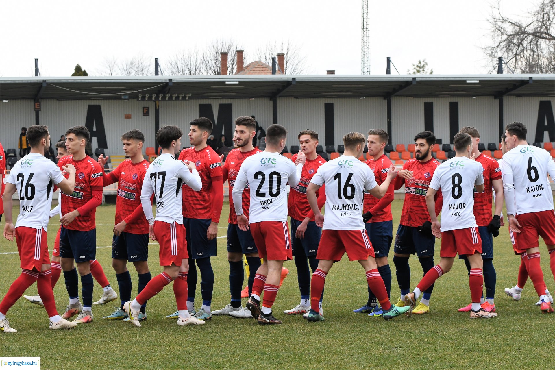 Nyíregyháza Spartacus - Pécsi MFC labdarúgó mérkőzés 2023. tavasz