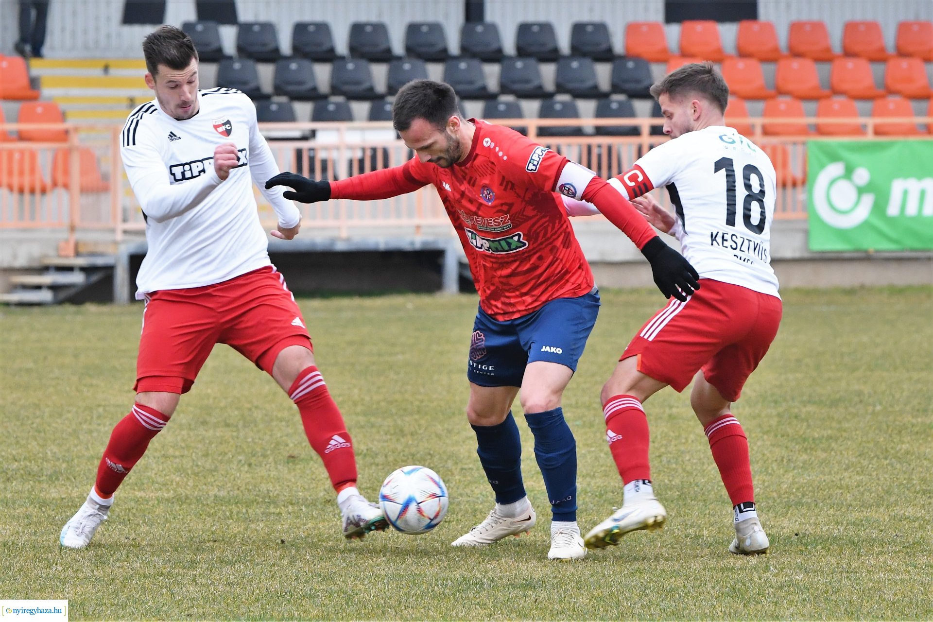 Nyíregyháza Spartacus - Pécsi MFC labdarúgó mérkőzés 2023. tavasz