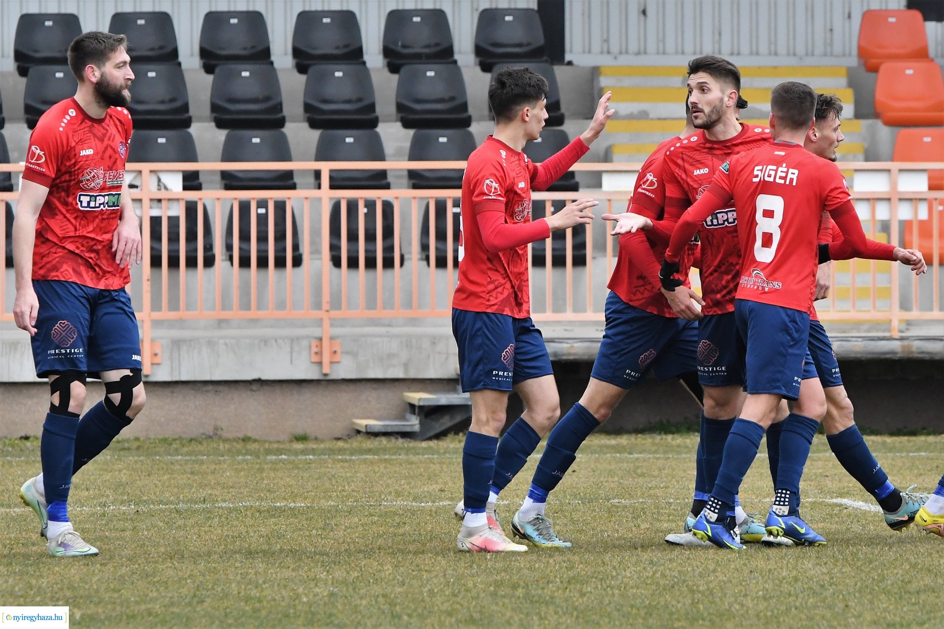 Nyíregyháza Spartacus - Pécsi MFC labdarúgó mérkőzés 2023. tavasz