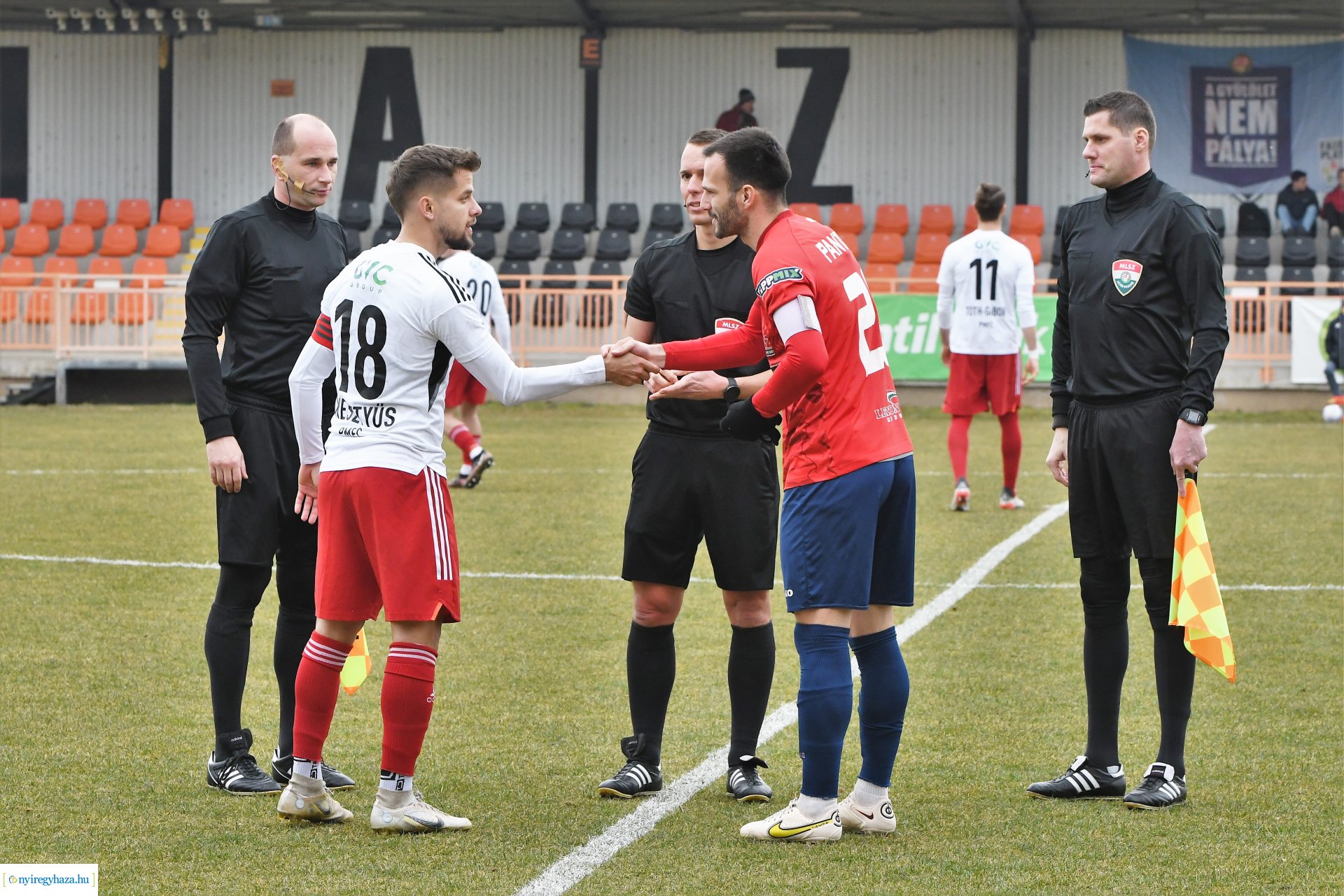 Nyíregyháza Spartacus - Pécsi MFC labdarúgó mérkőzés 2023. tavasz