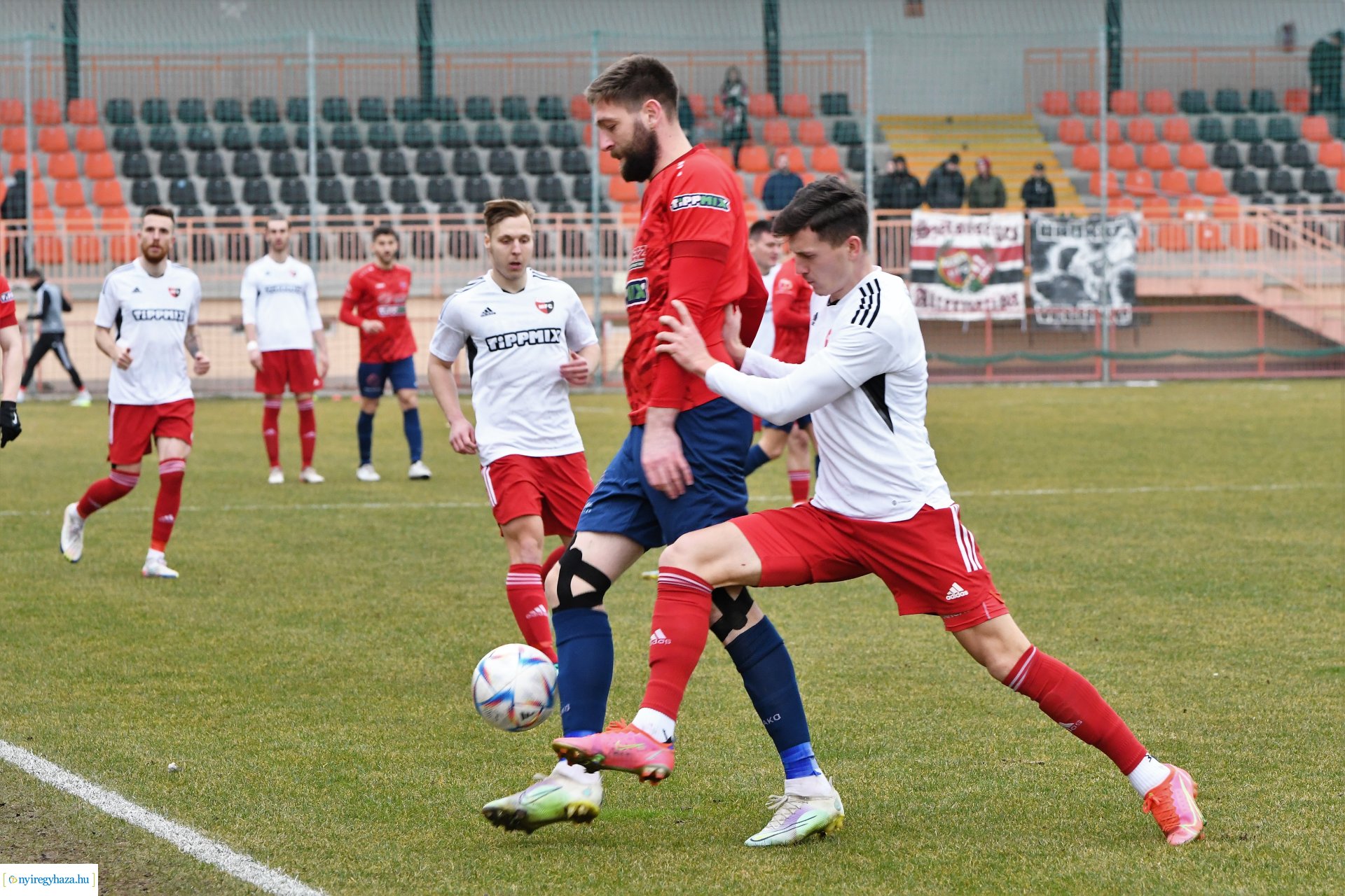 Nyíregyháza Spartacus - Pécsi MFC labdarúgó mérkőzés 2023. tavasz