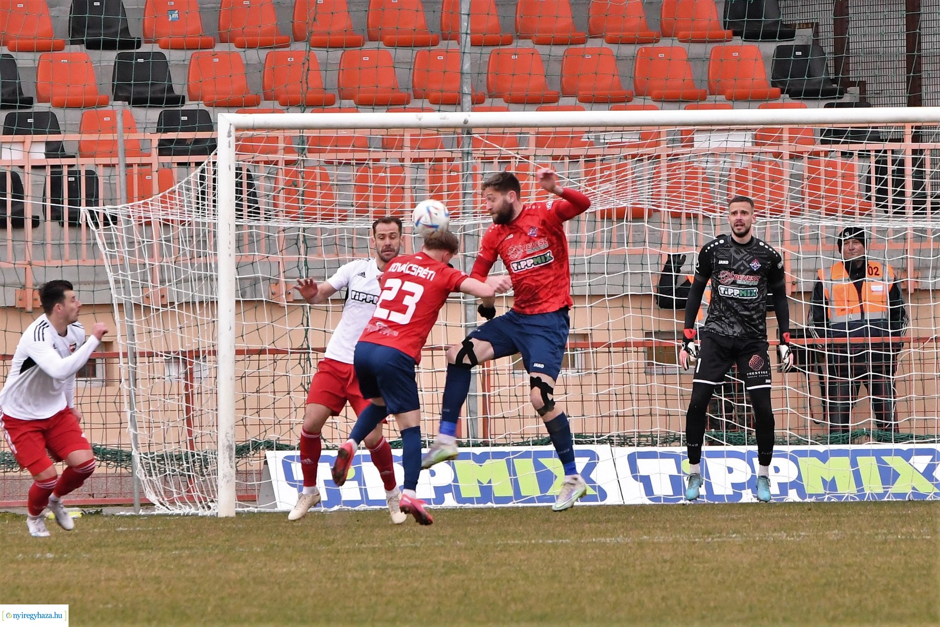 Nyíregyháza Spartacus - Pécsi MFC labdarúgó mérkőzés 2023. tavasz