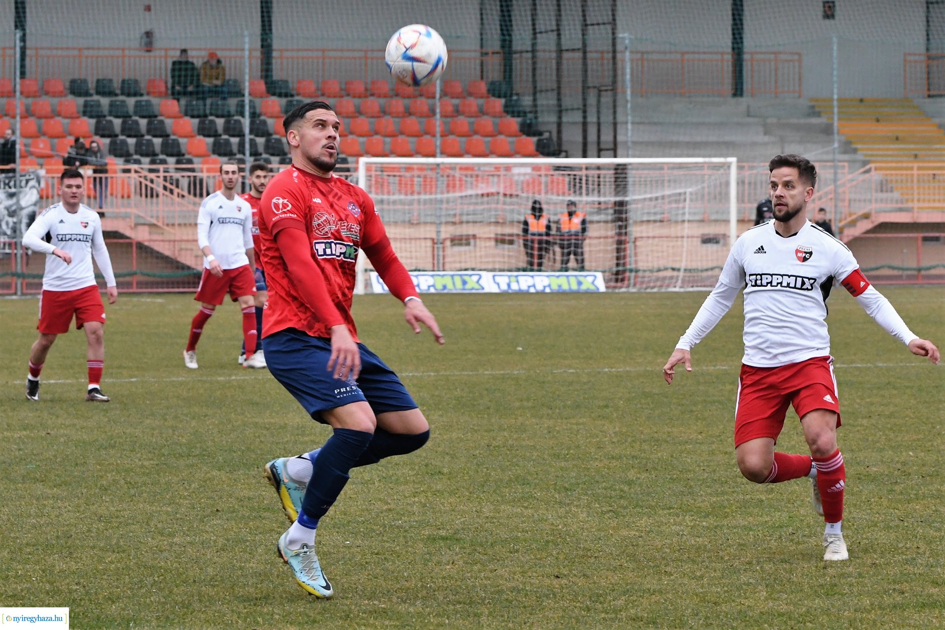 Nyíregyháza Spartacus - Pécsi MFC labdarúgó mérkőzés 2023. tavasz
