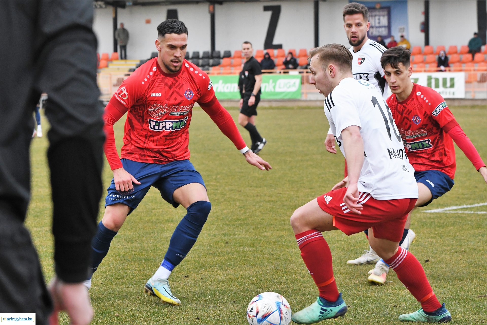 Nyíregyháza Spartacus - Pécsi MFC labdarúgó mérkőzés 2023. tavasz