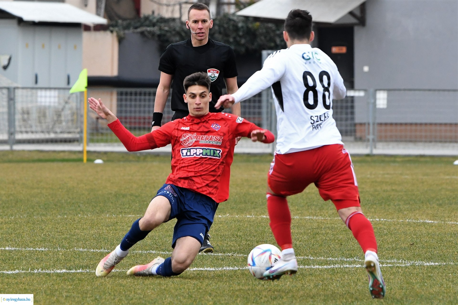 Nyíregyháza Spartacus - Pécsi MFC labdarúgó mérkőzés 2023. tavasz