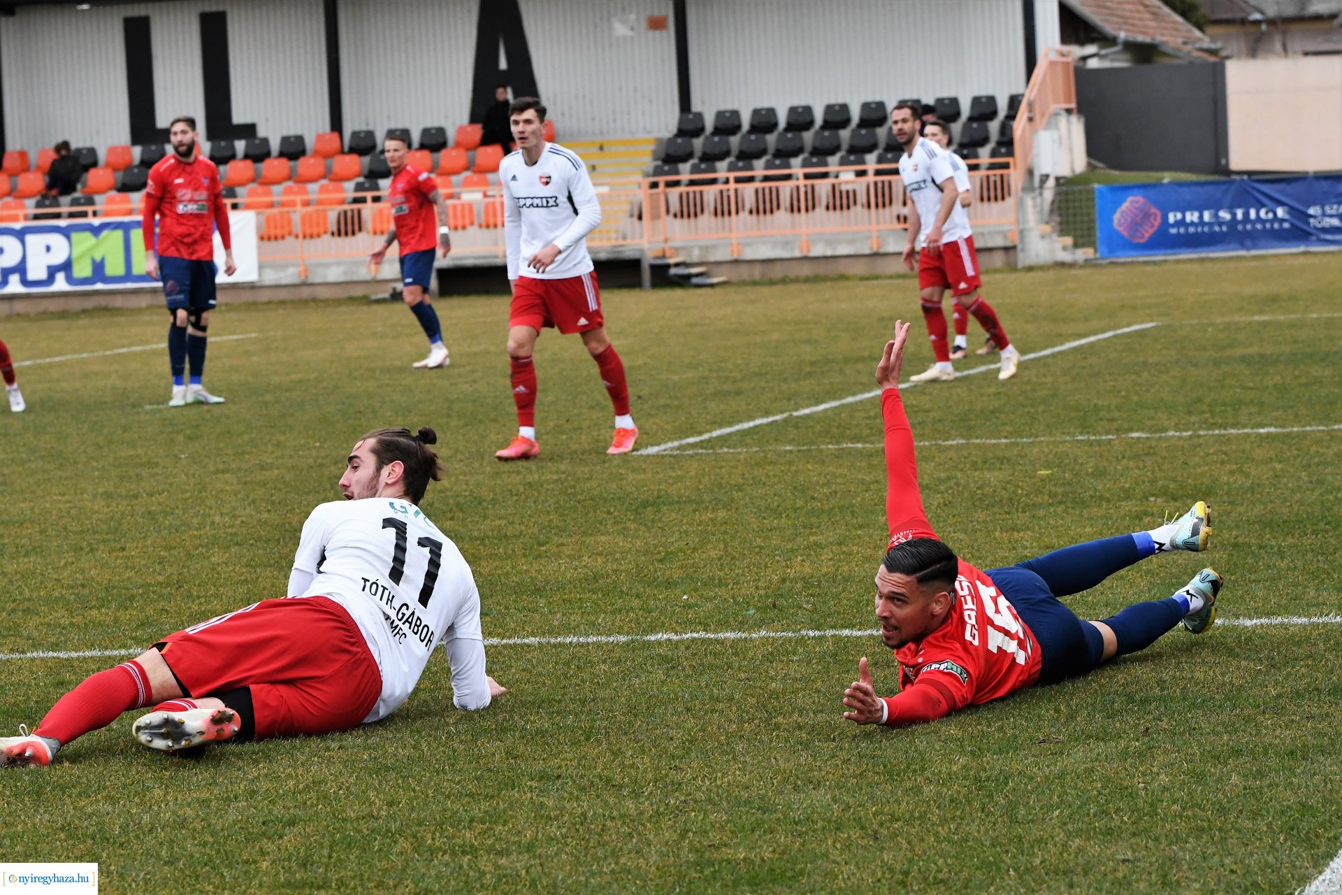 Nyíregyháza Spartacus - Pécsi MFC labdarúgó mérkőzés 2023. tavasz
