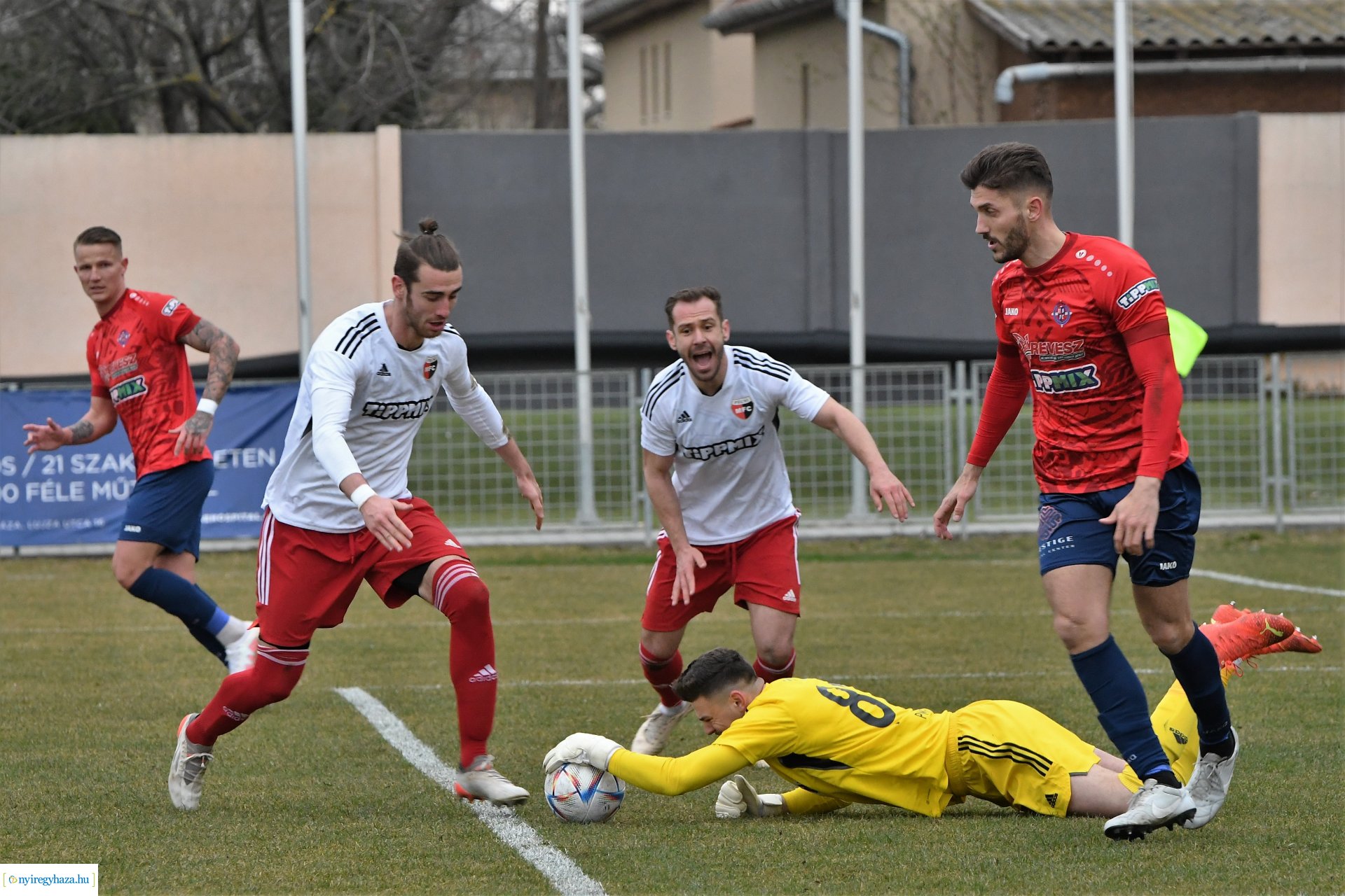 Nyíregyháza Spartacus - Pécsi MFC labdarúgó mérkőzés 2023. tavasz