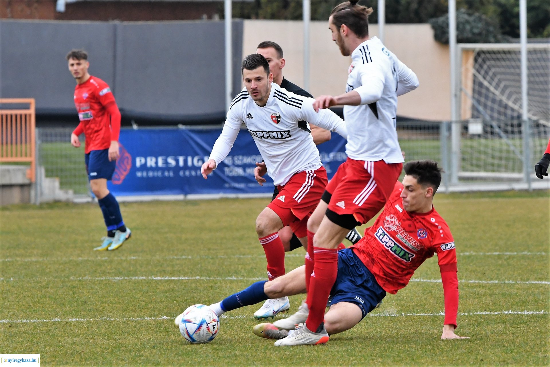 Nyíregyháza Spartacus - Pécsi MFC labdarúgó mérkőzés 2023. tavasz