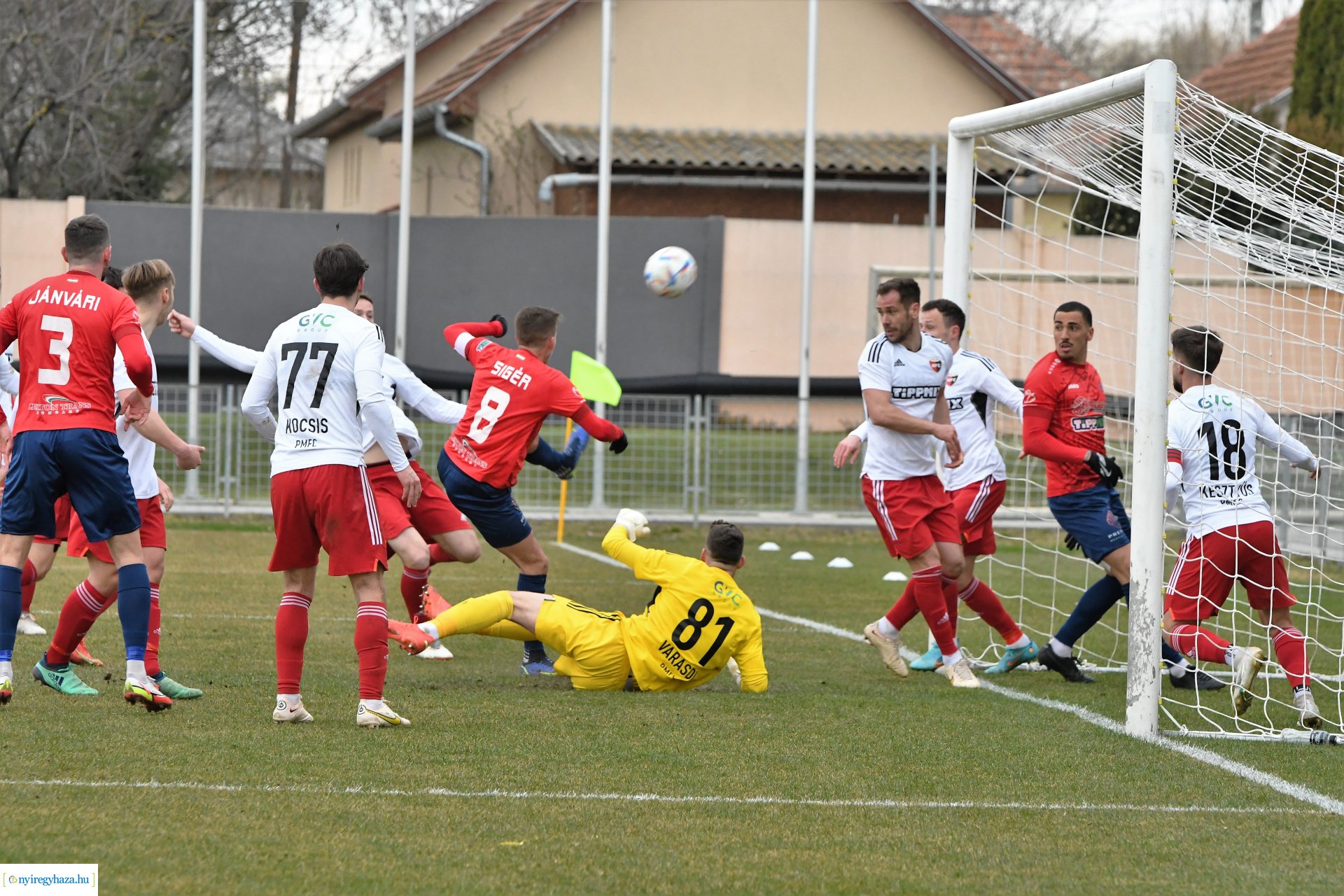 Nyíregyháza Spartacus - Pécsi MFC labdarúgó mérkőzés 2023. tavasz