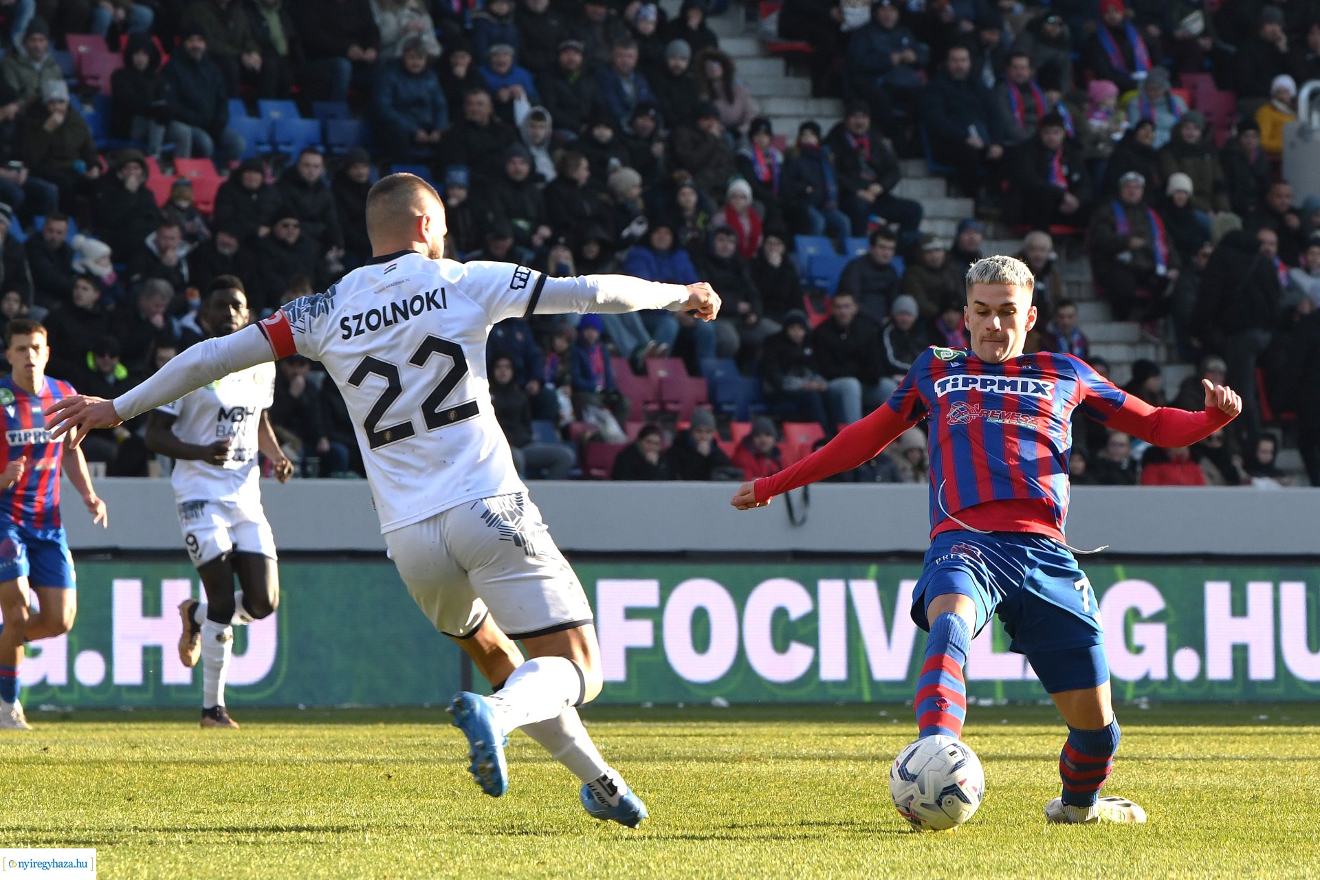 Nyíregyháza Spartacus - Puskás Akadémia labdarúgó mérkőzés 2024. ősz