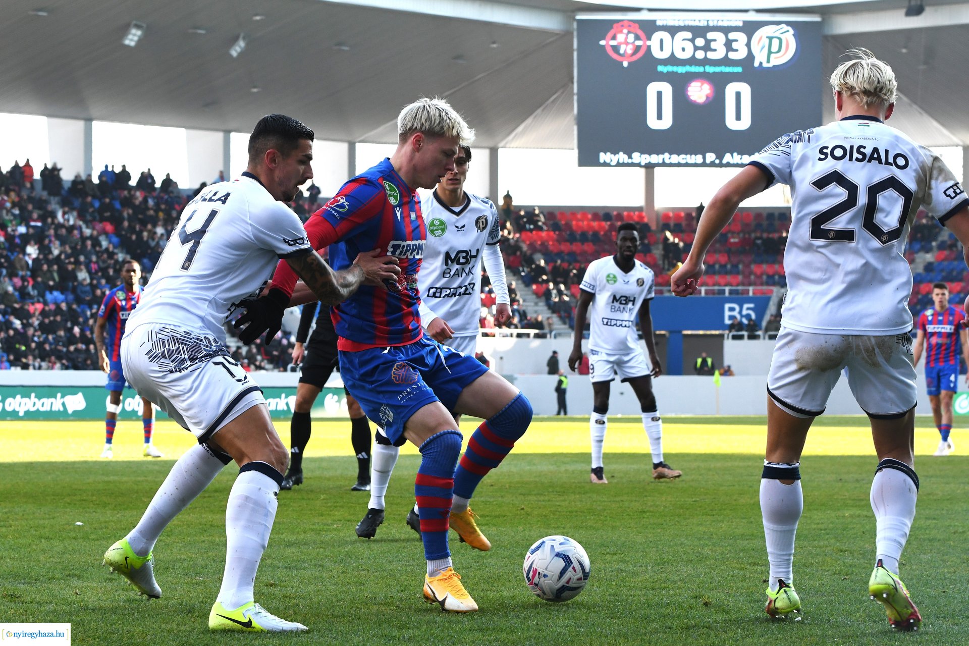 Nyíregyháza Spartacus - Puskás Akadémia labdarúgó mérkőzés 2024. ősz