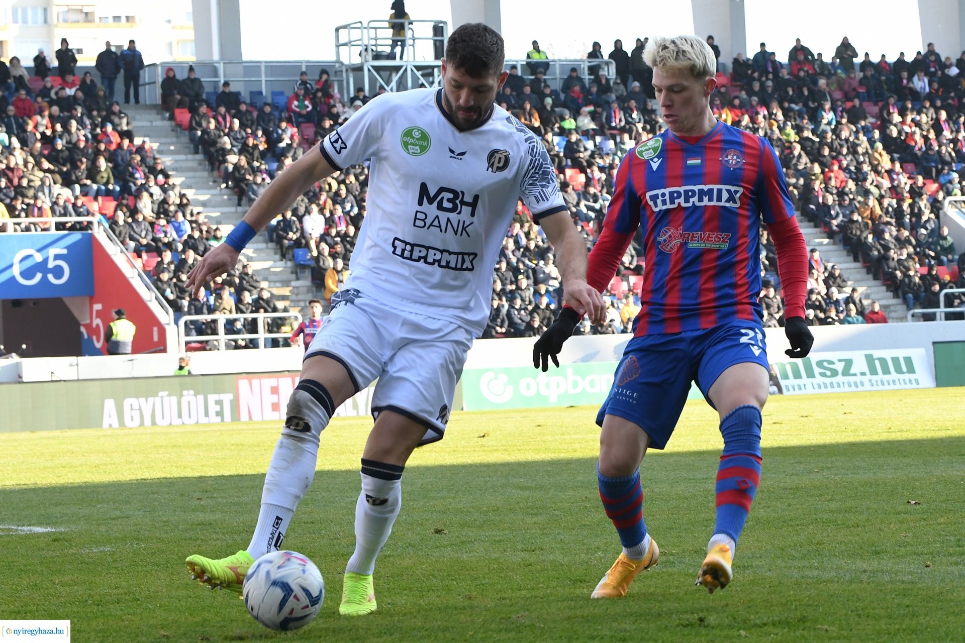 Nyíregyháza Spartacus - Puskás Akadémia labdarúgó mérkőzés 2024. ősz
