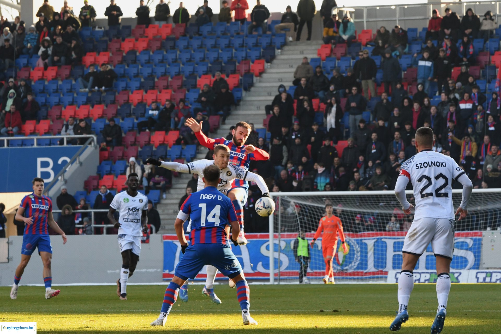 Nyíregyháza Spartacus - Puskás Akadémia labdarúgó mérkőzés 2024. ősz