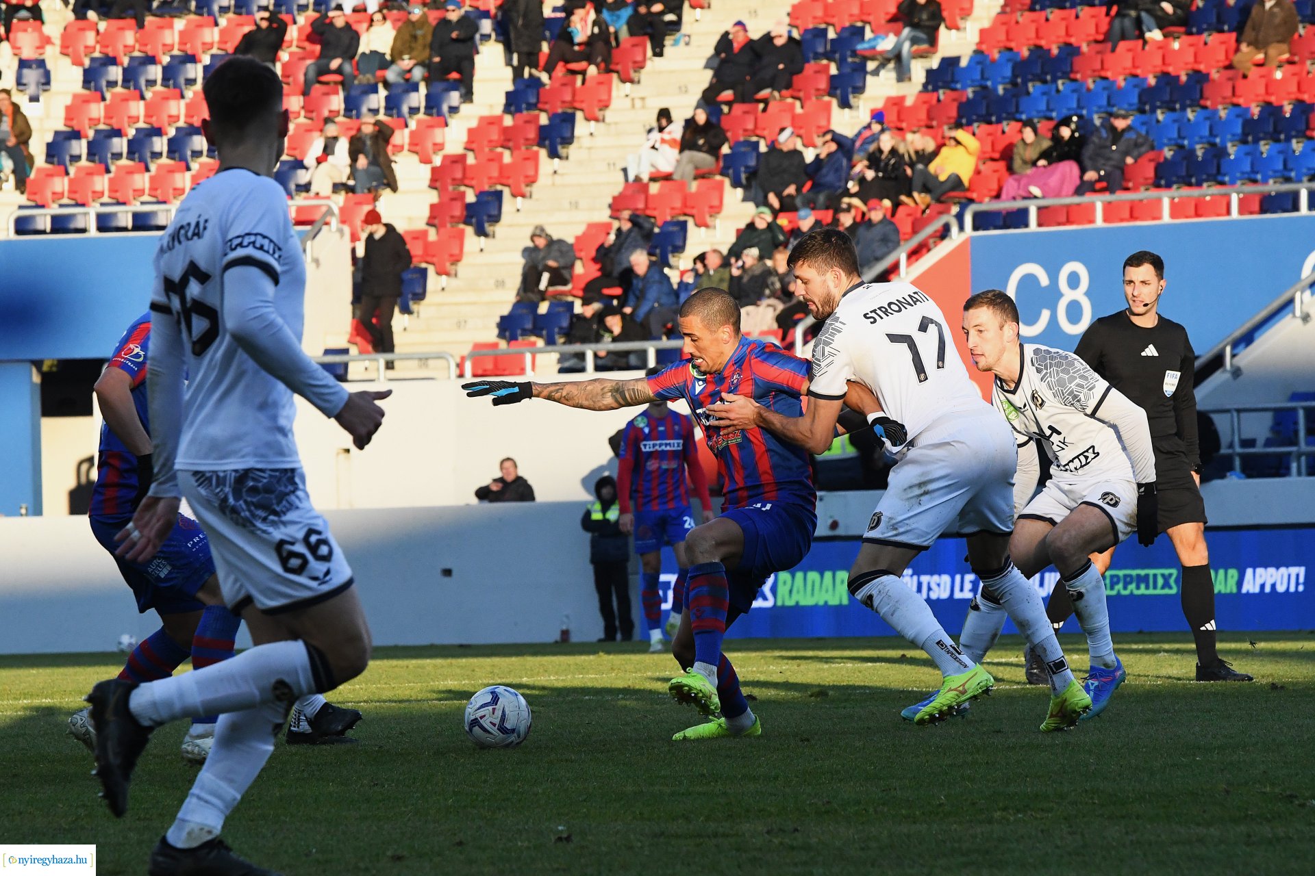 Nyíregyháza Spartacus - Puskás Akadémia labdarúgó mérkőzés 2024. ősz