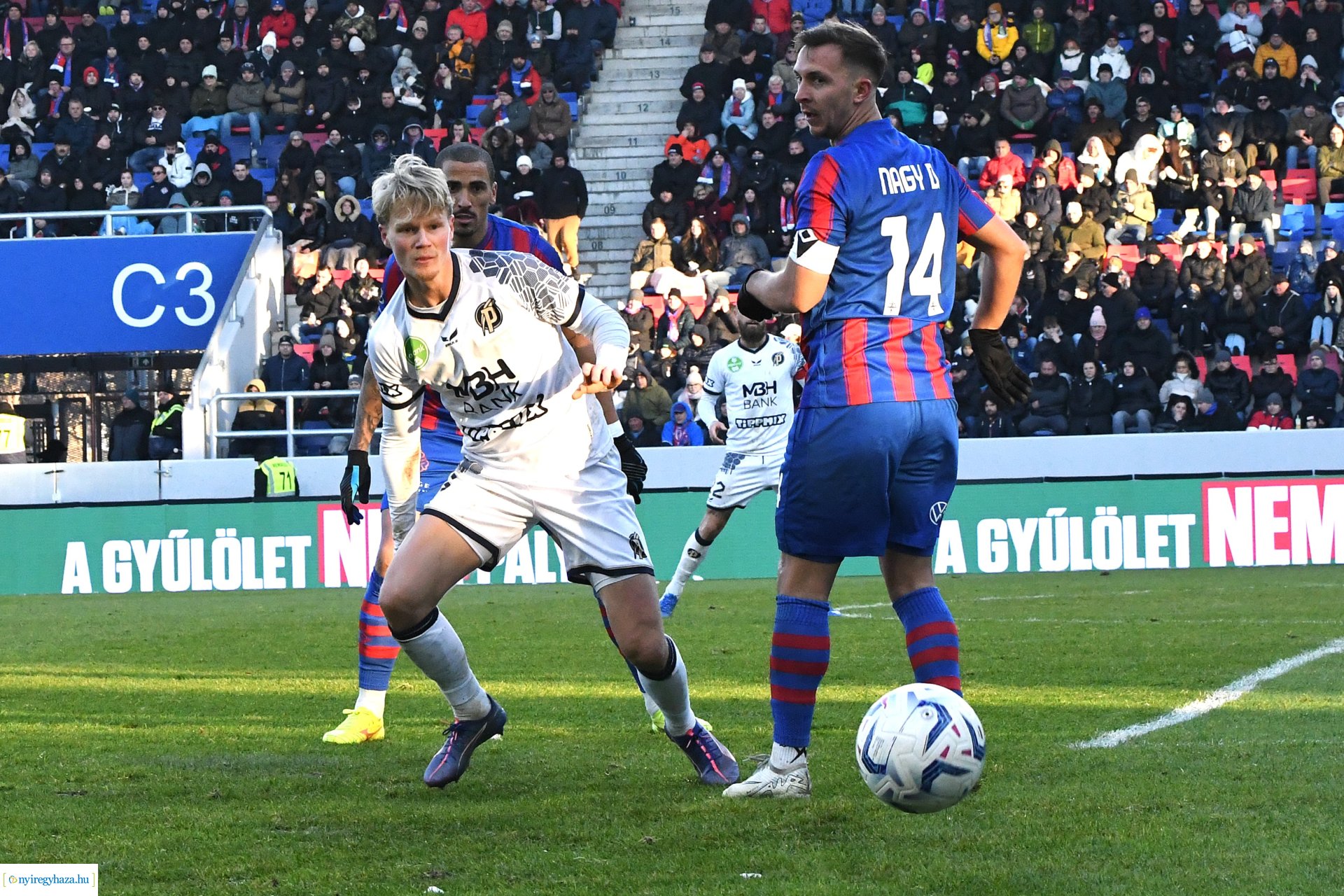 Nyíregyháza Spartacus - Puskás Akadémia labdarúgó mérkőzés 2024. ősz