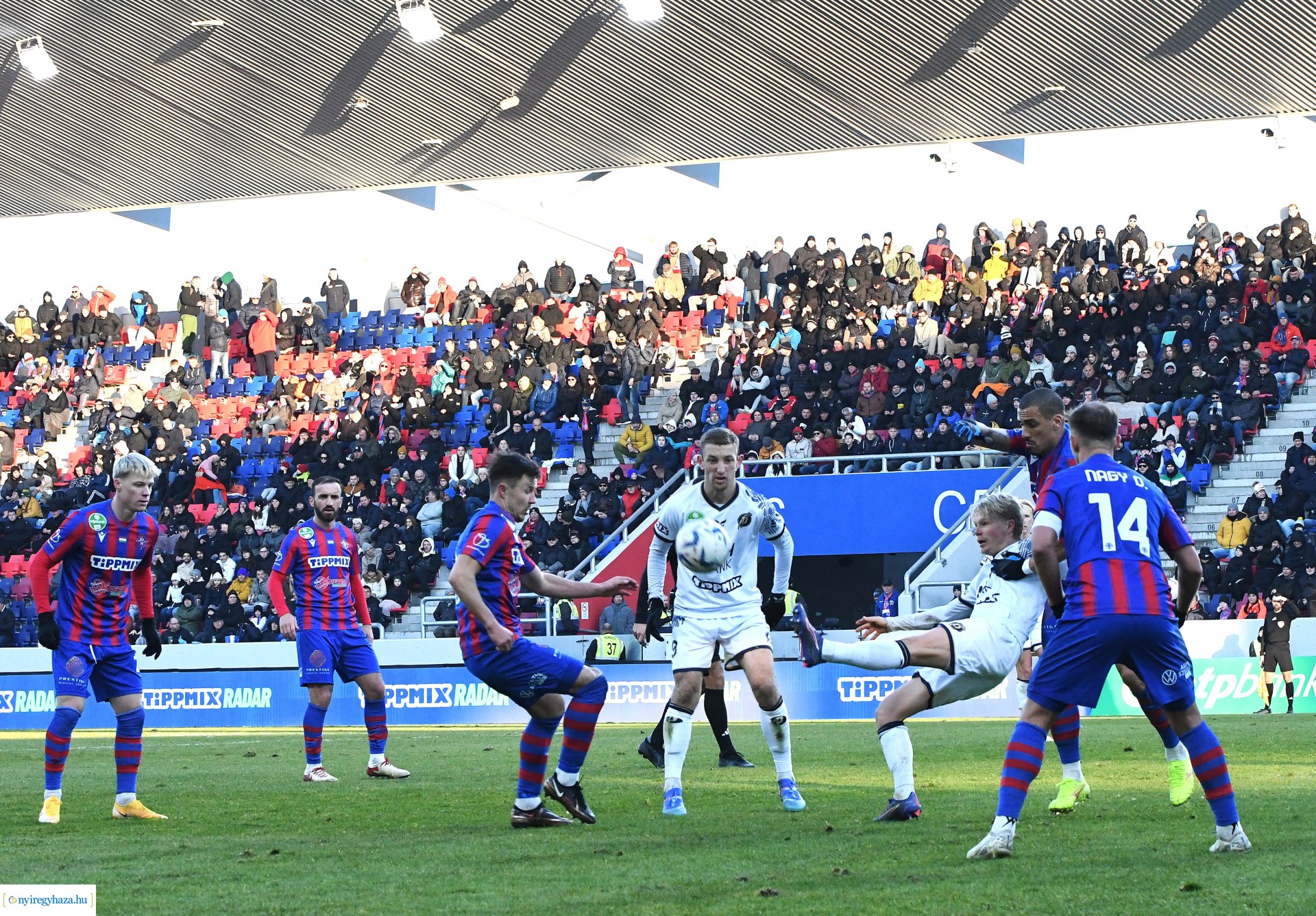 Nyíregyháza Spartacus - Puskás Akadémia labdarúgó mérkőzés 2024. ősz