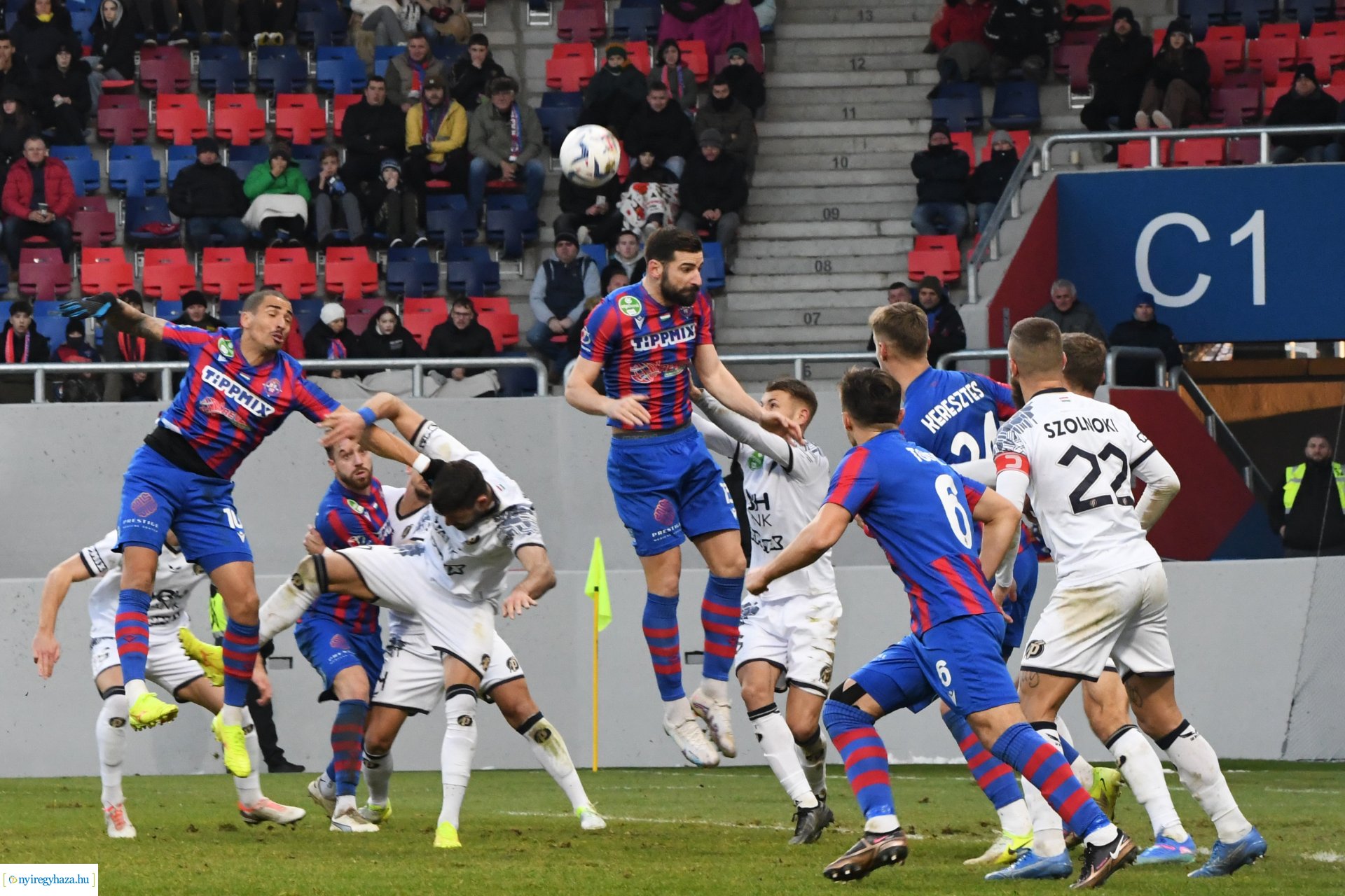 Nyíregyháza Spartacus - Puskás Akadémia labdarúgó mérkőzés 2024. ősz