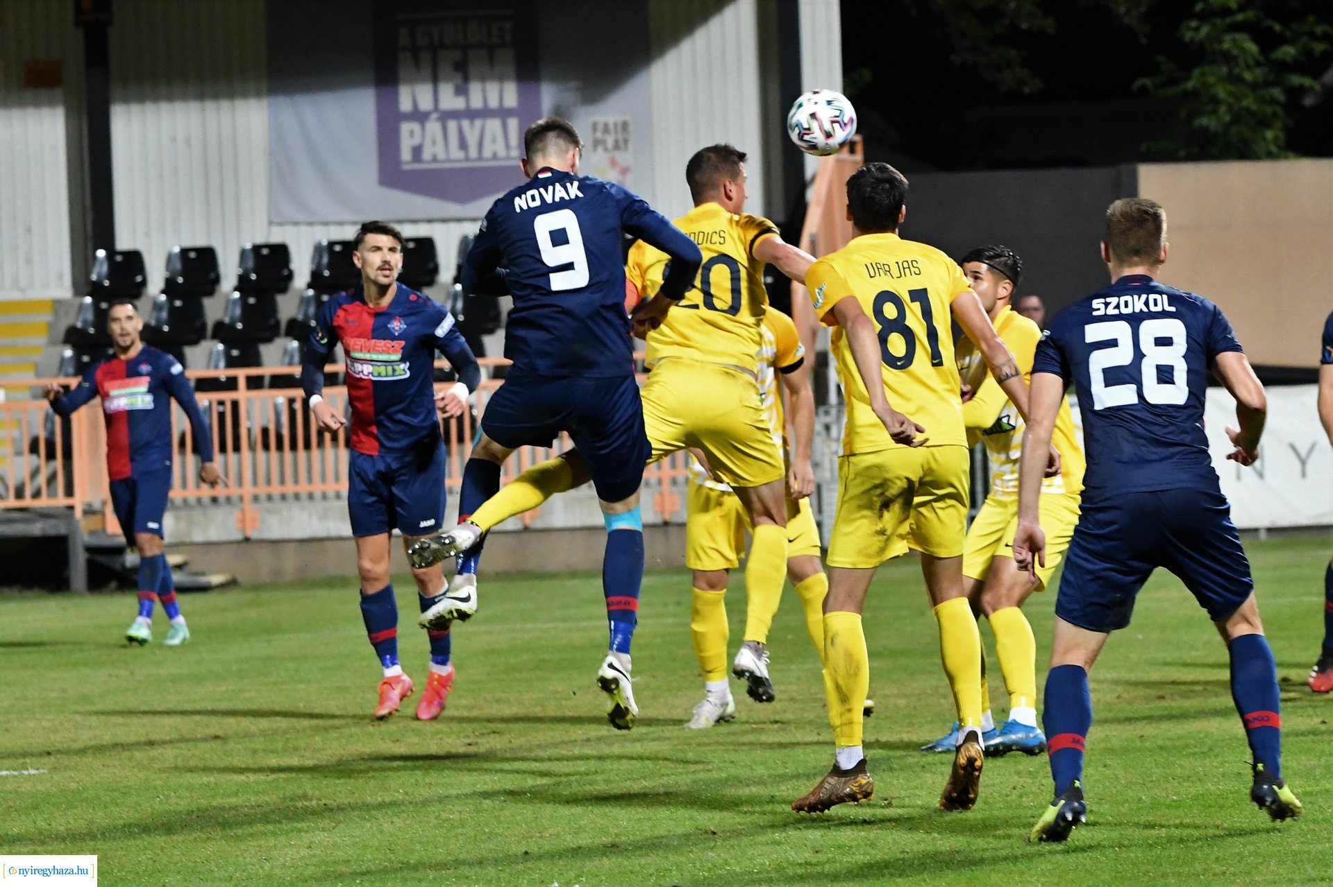 Nyíregyháza Spartacus-Siófok labdarúgó mérkőzés