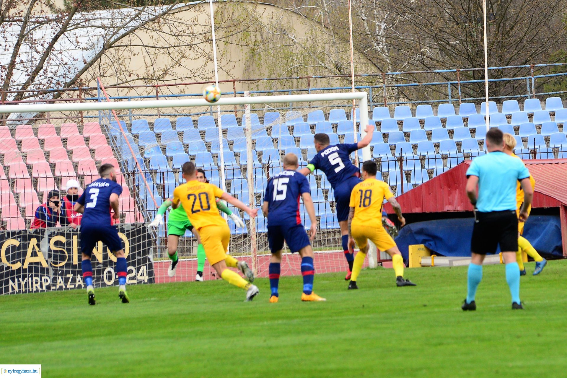 Nyíregyháza Spartacus-Siófok labdarúgó mérkőzés