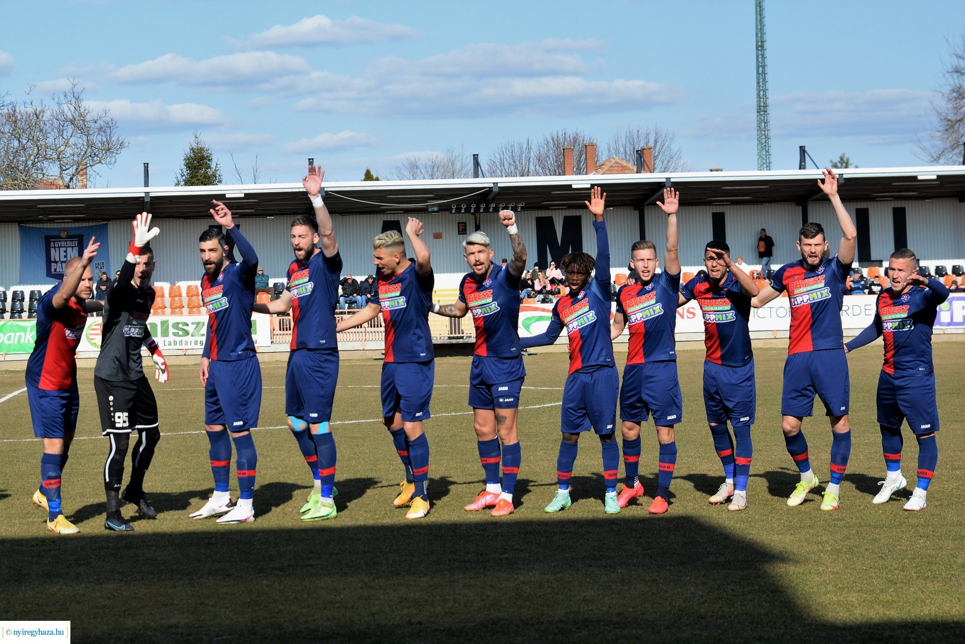 Nyíregyháza Spartacus - Soroksár labdarúgó mérkőzés 2022_tavasz
