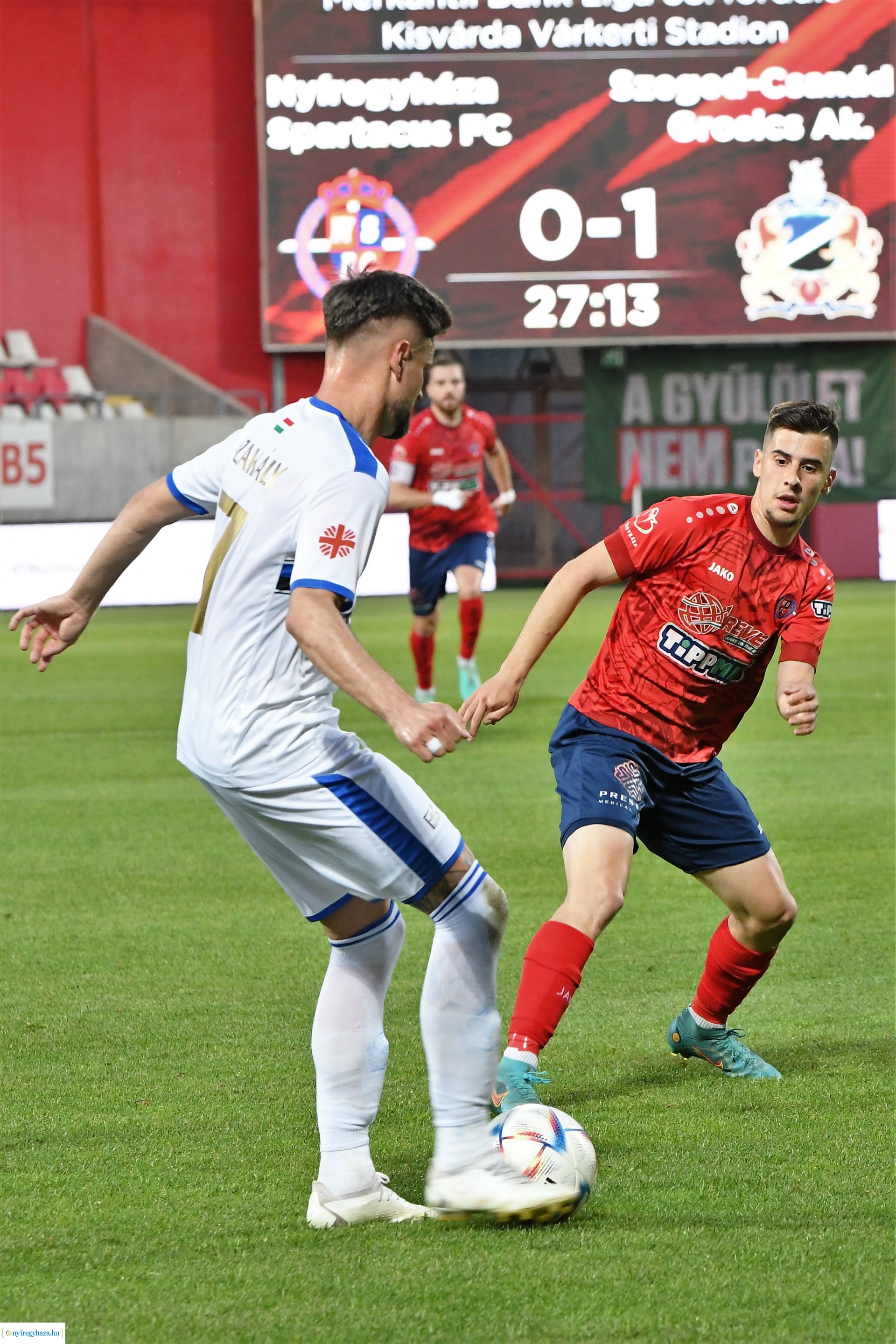 Nyíregyháza Spartacus - Szeged labdarúgó mérkőzés 2023 tavasz