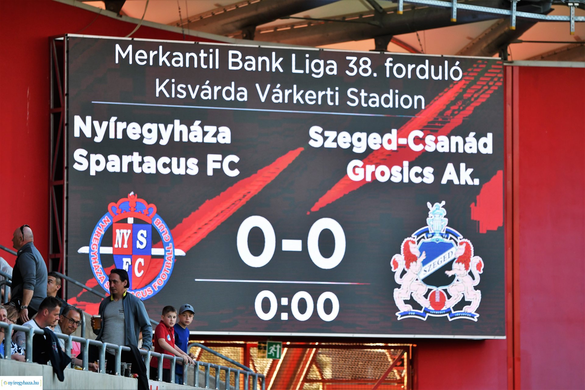 Nyíregyháza Spartacus - Szeged labdarúgó mérkőzés 2023 tavasz