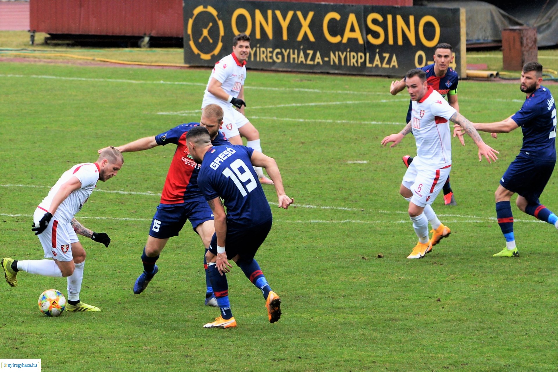 Nyiregyhaza Spartacus - Szentlőrinc labdarúgó mérkőzés