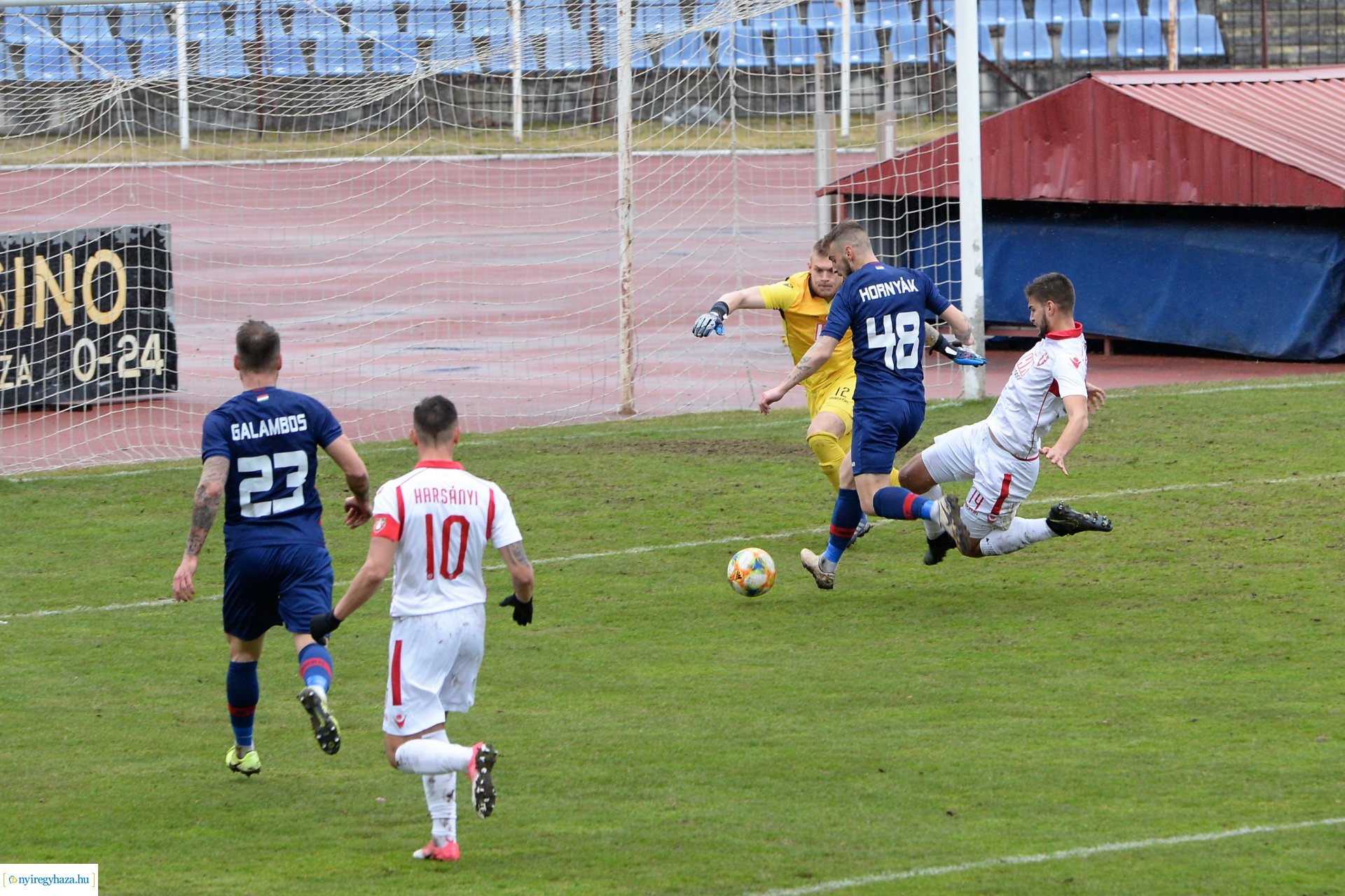 Nyiregyhaza Spartacus - Szentlőrinc labdarúgó mérkőzés