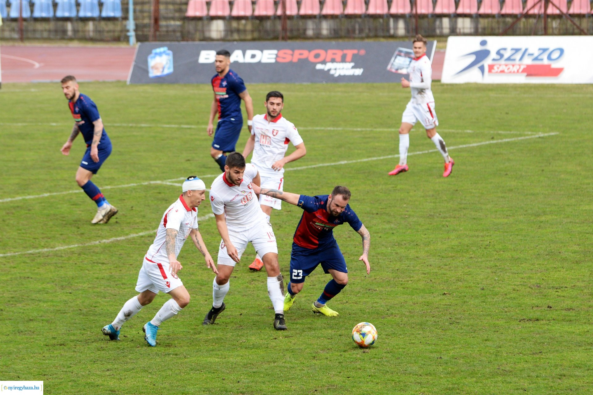 Nyiregyhaza Spartacus - Szentlőrinc labdarúgó mérkőzés
