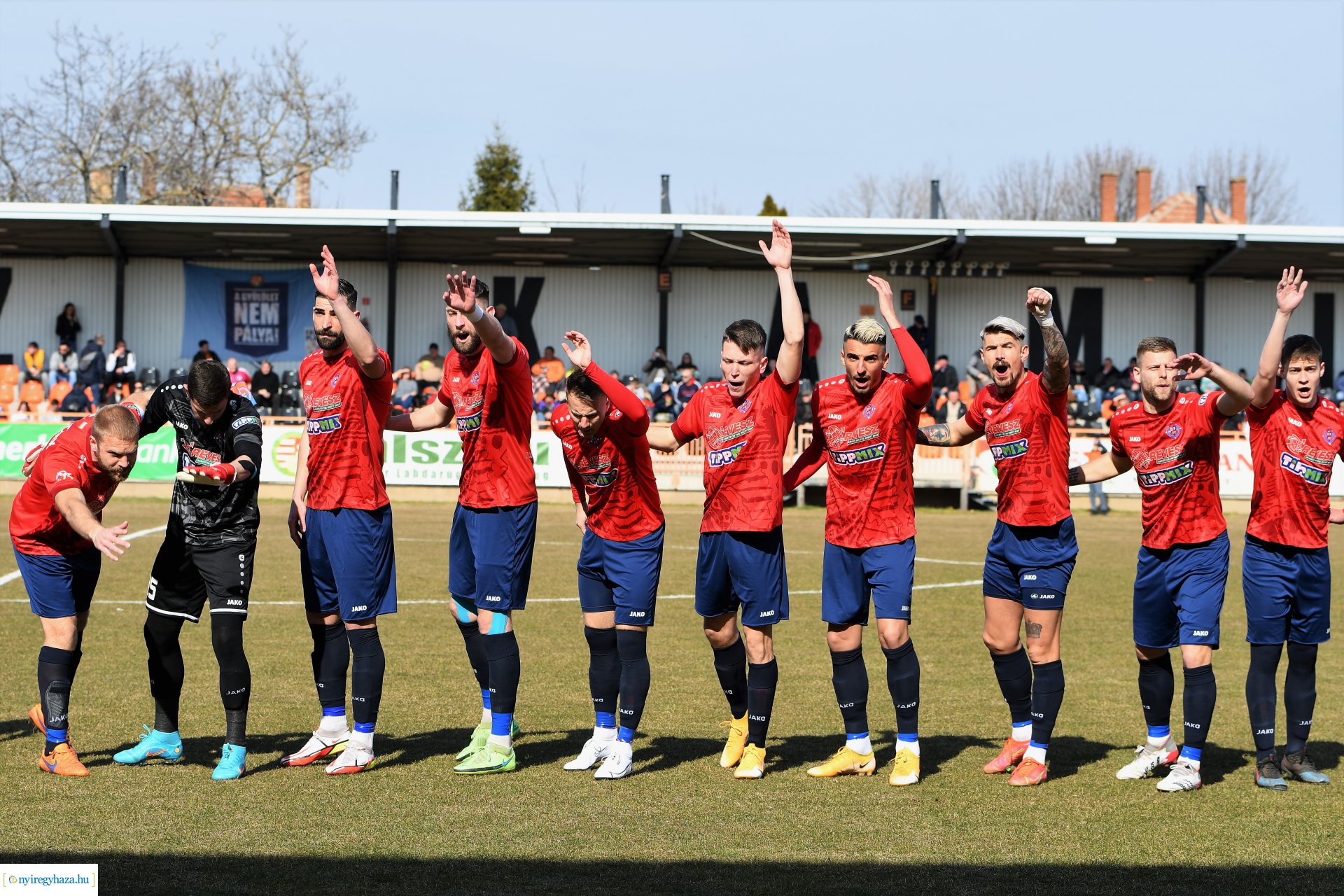 Nyíregyháza Spartacus - Vasas labdarúgó mérkőzés - 2022. tavasz
