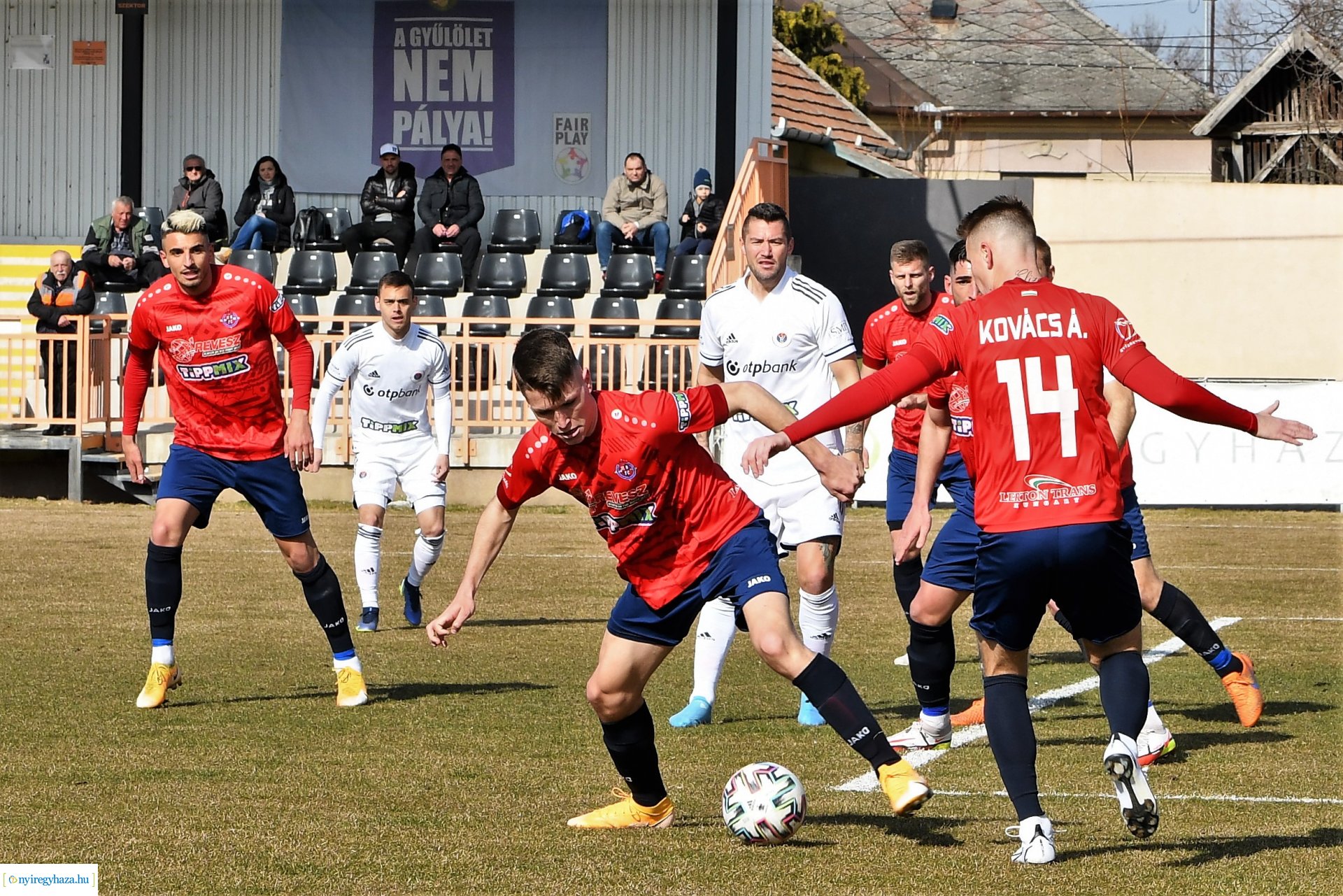Nyíregyháza Spartacus - Vasas labdarúgó mérkőzés - 2022. tavasz
