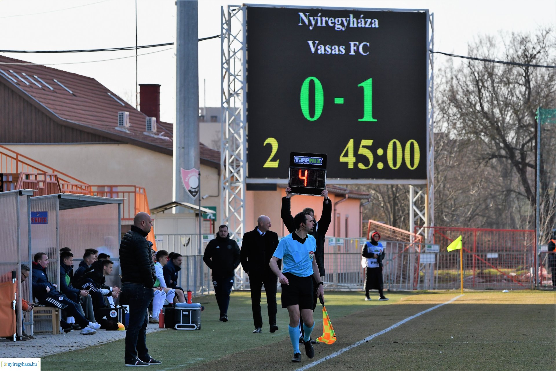 Nyíregyháza Spartacus - Vasas labdarúgó mérkőzés - 2022. tavasz