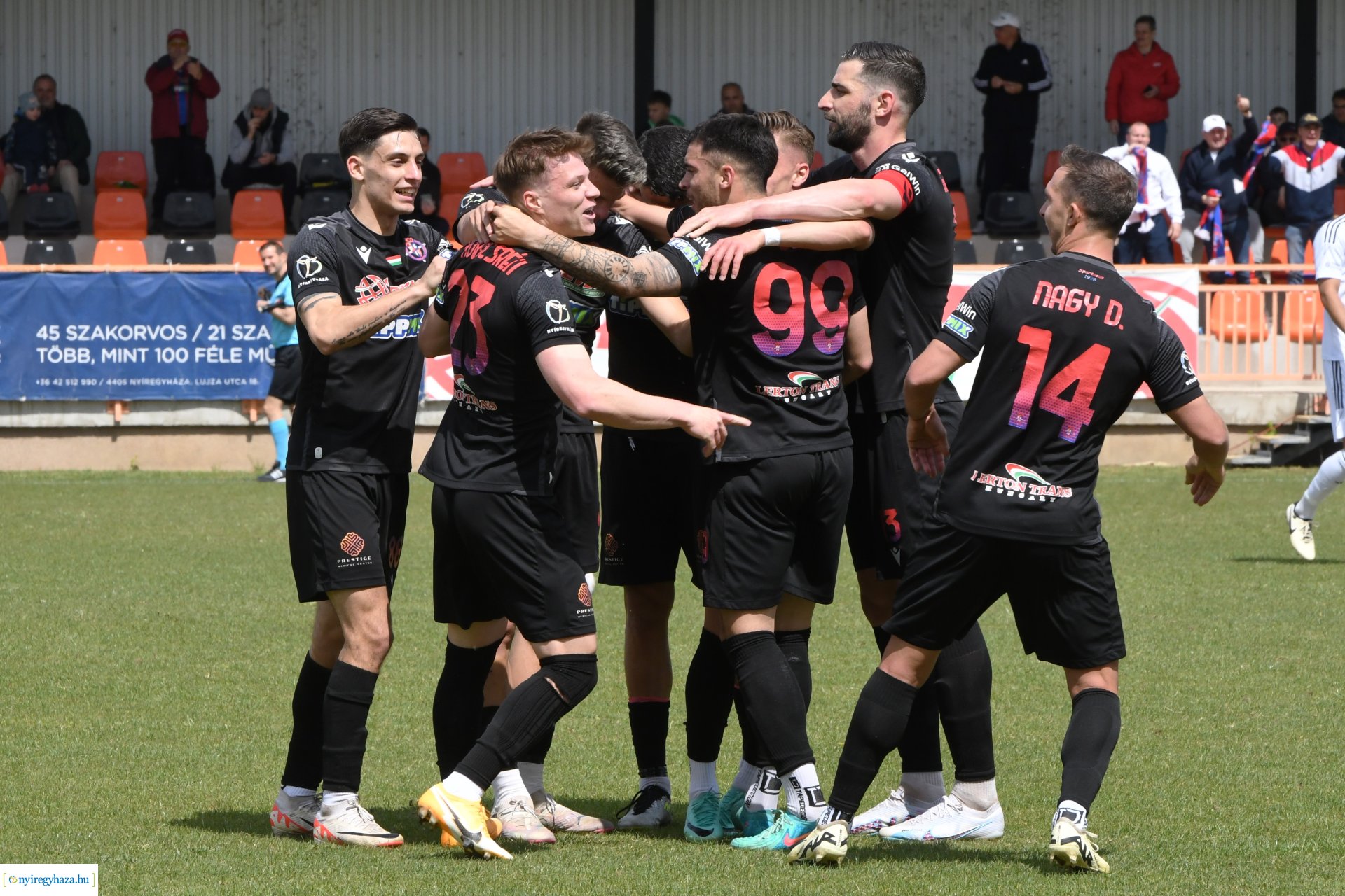 Nyíregyháza Spartacus-Vasas labdarúgó mérkőzés 2024. tavasz