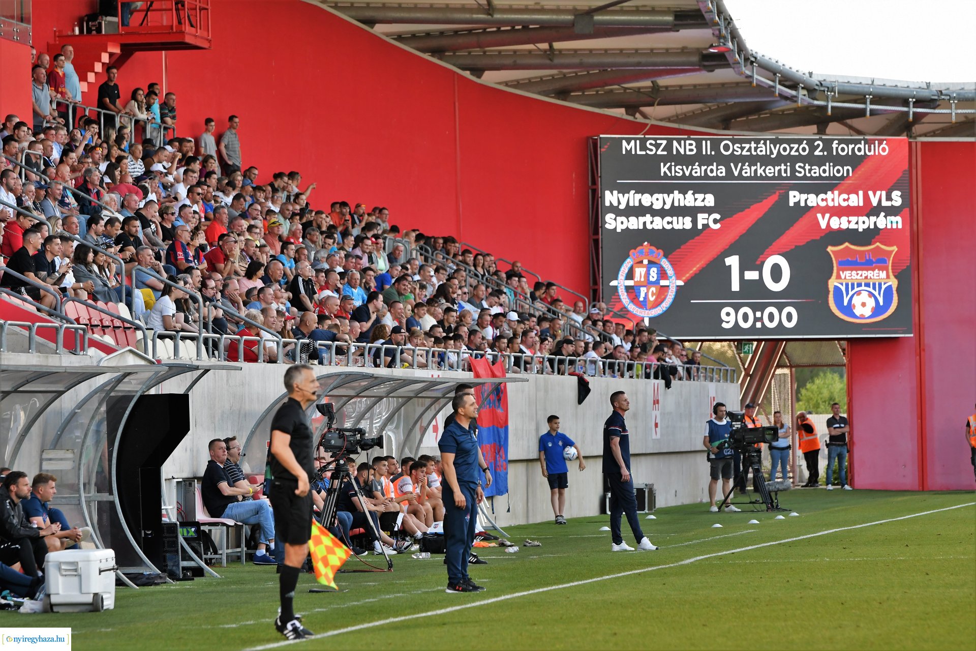 Nyíregyháza Spartacus - Veszprém osztályozó visszavágó labdarúgó mérkőzés