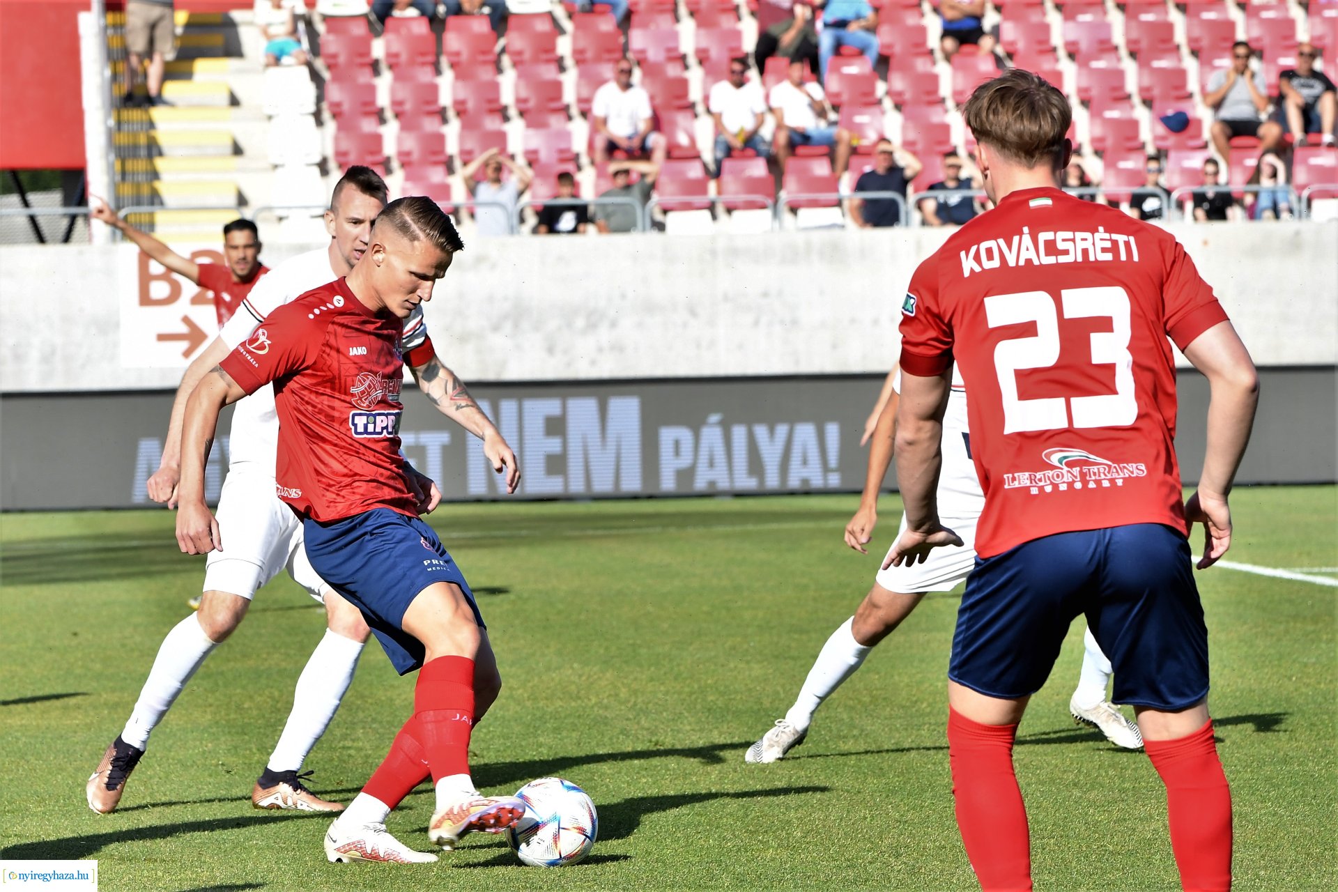 Nyíregyháza Spartacus - Veszprém osztályozó visszavágó labdarúgó mérkőzés