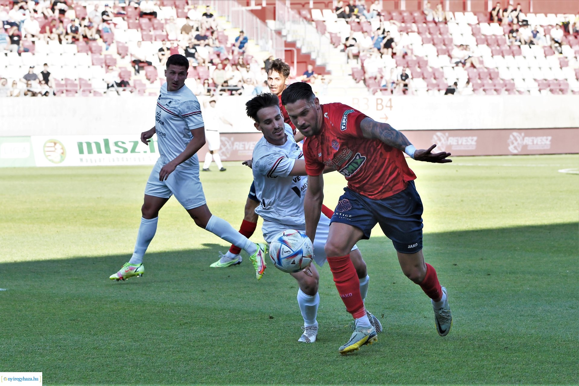 Nyíregyháza Spartacus - Veszprém osztályozó visszavágó labdarúgó mérkőzés