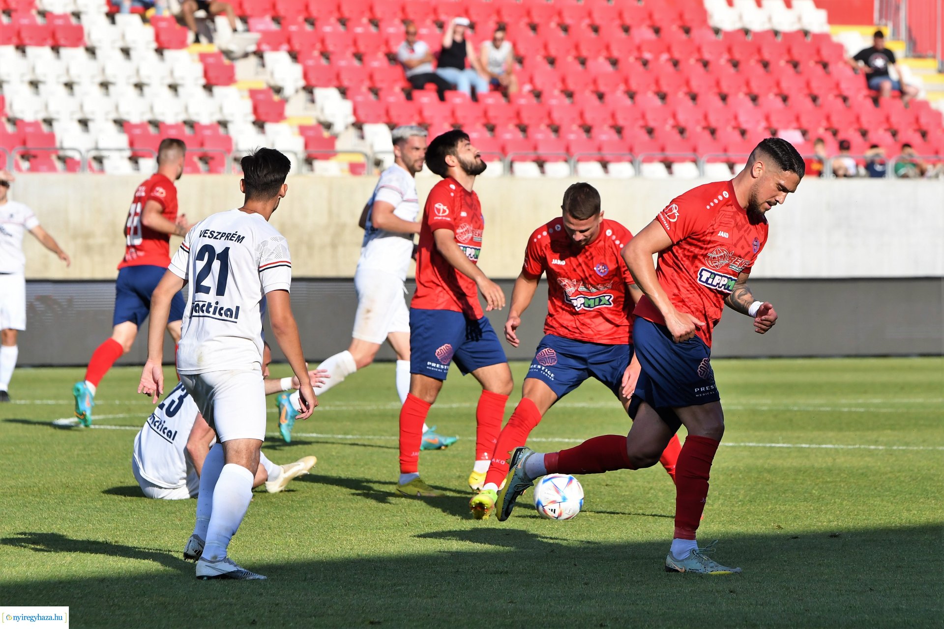 Nyíregyháza Spartacus - Veszprém osztályozó visszavágó labdarúgó mérkőzés