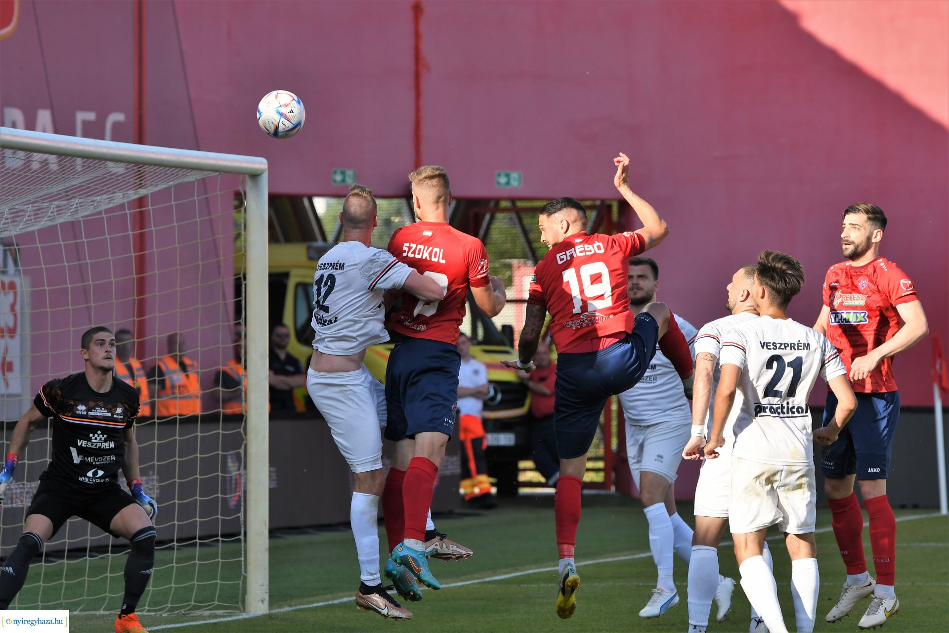 Nyíregyháza Spartacus - Veszprém osztályozó visszavágó labdarúgó mérkőzés