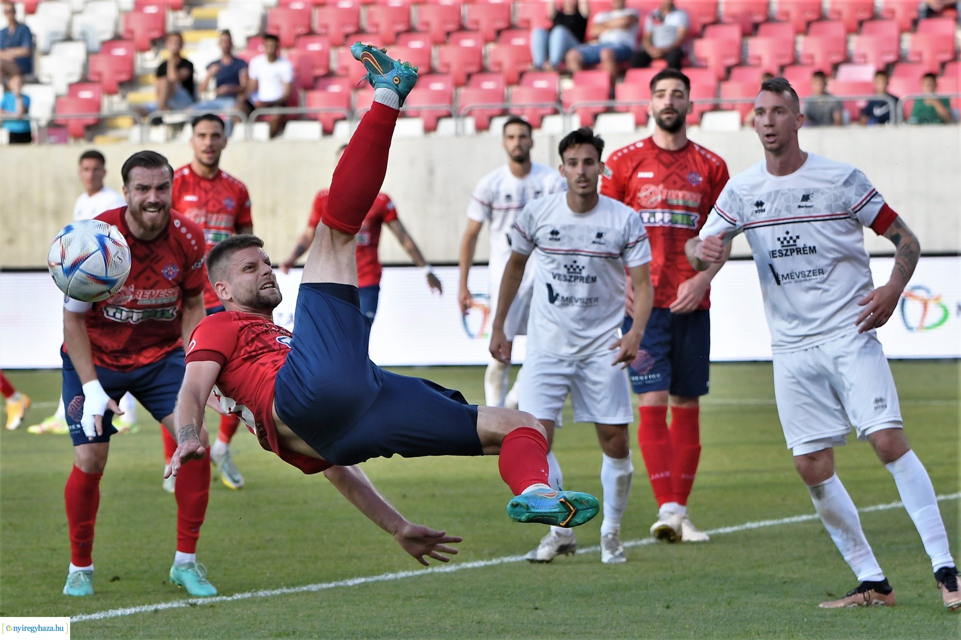 Nyíregyháza Spartacus - Veszprém osztályozó visszavágó labdarúgó mérkőzés