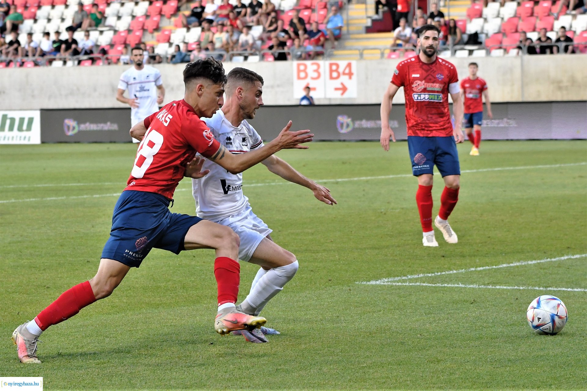 Nyíregyháza Spartacus - Veszprém osztályozó visszavágó labdarúgó mérkőzés