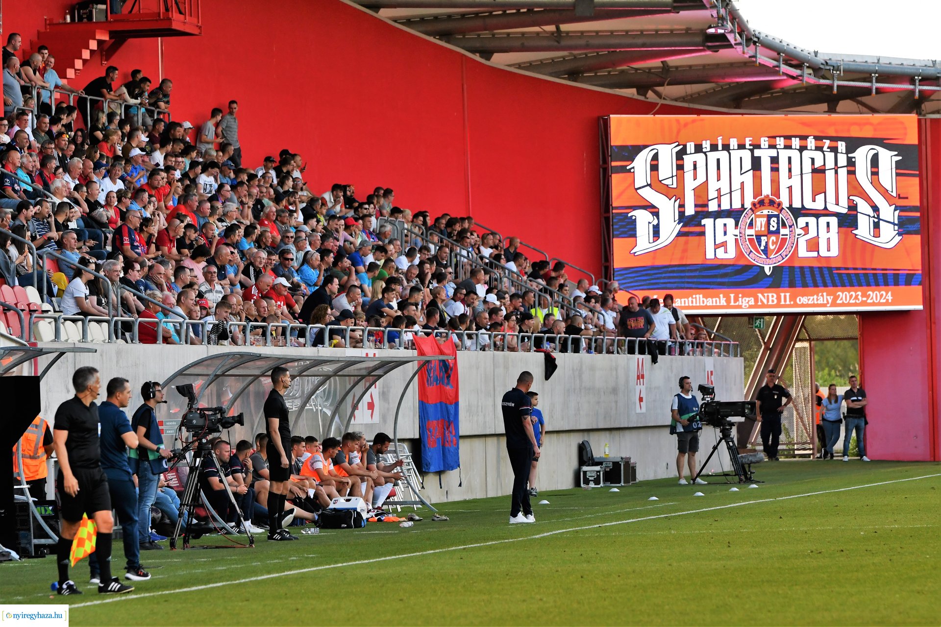 Nyíregyháza Spartacus - Veszprém osztályozó visszavágó labdarúgó mérkőzés