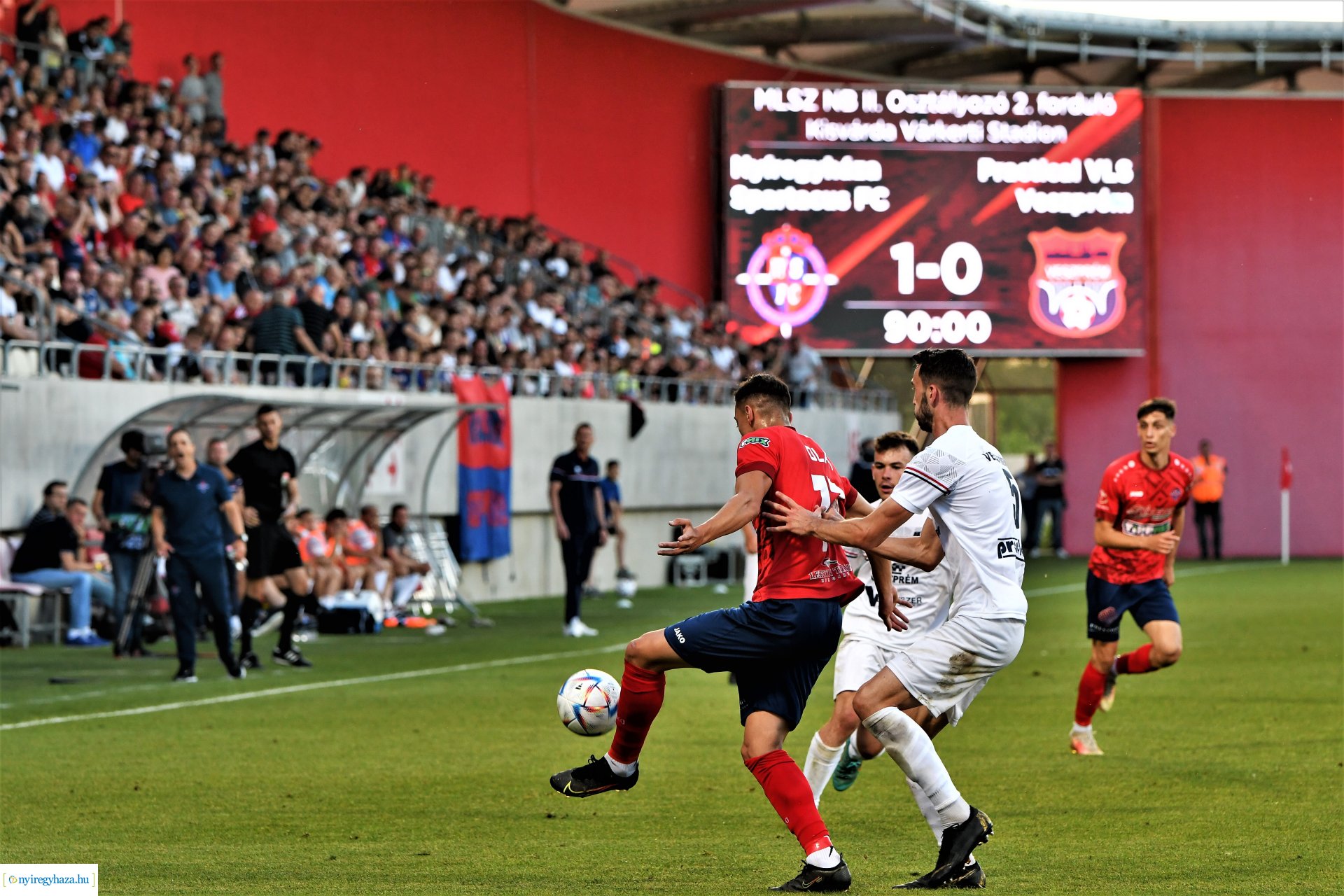 Nyíregyháza Spartacus - Veszprém osztályozó visszavágó labdarúgó mérkőzés