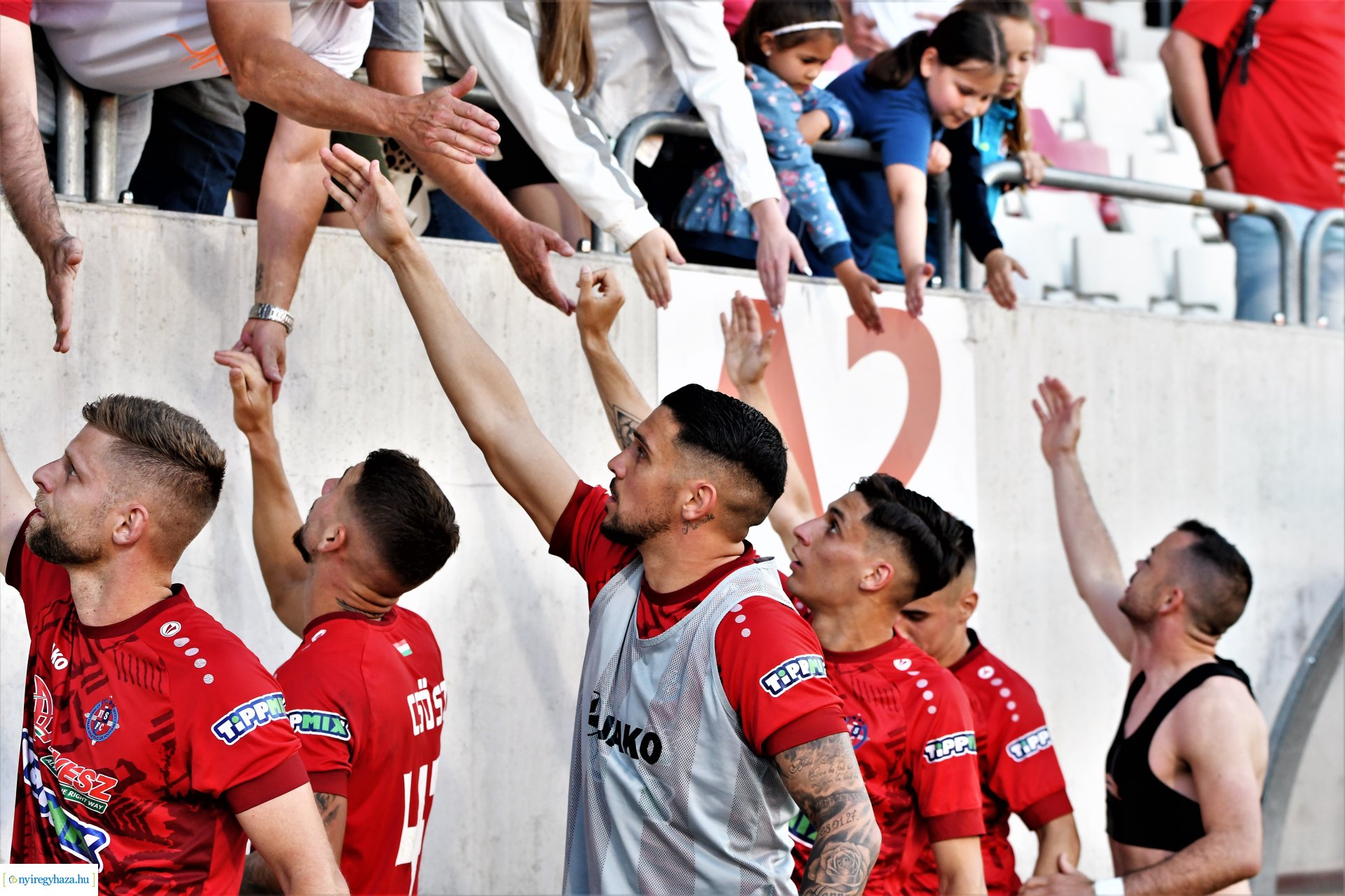 Nyíregyháza Spartacus - Veszprém osztályozó visszavágó labdarúgó mérkőzés