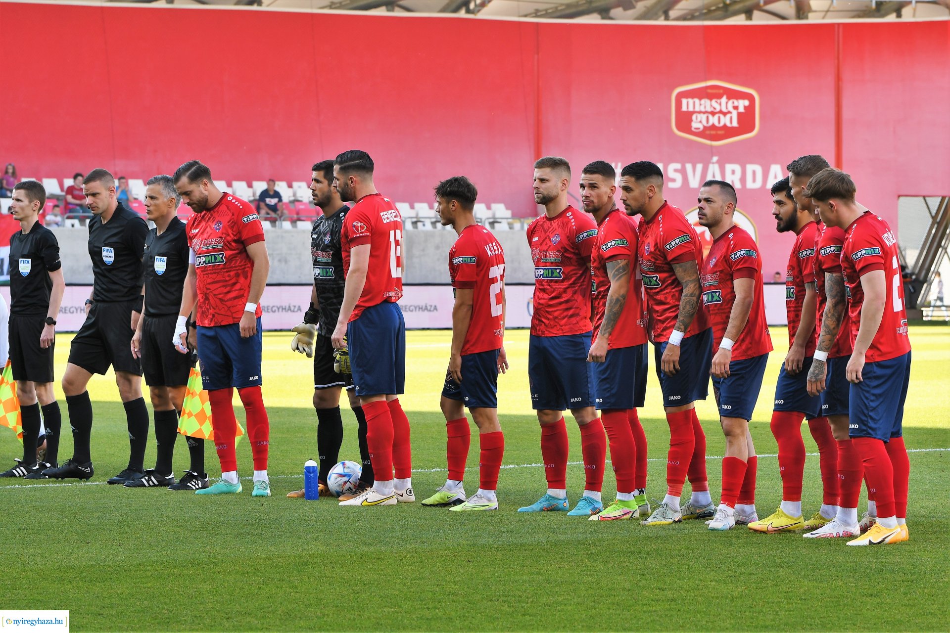 Nyíregyháza Spartacus - Veszprém osztályozó visszavágó labdarúgó mérkőzés