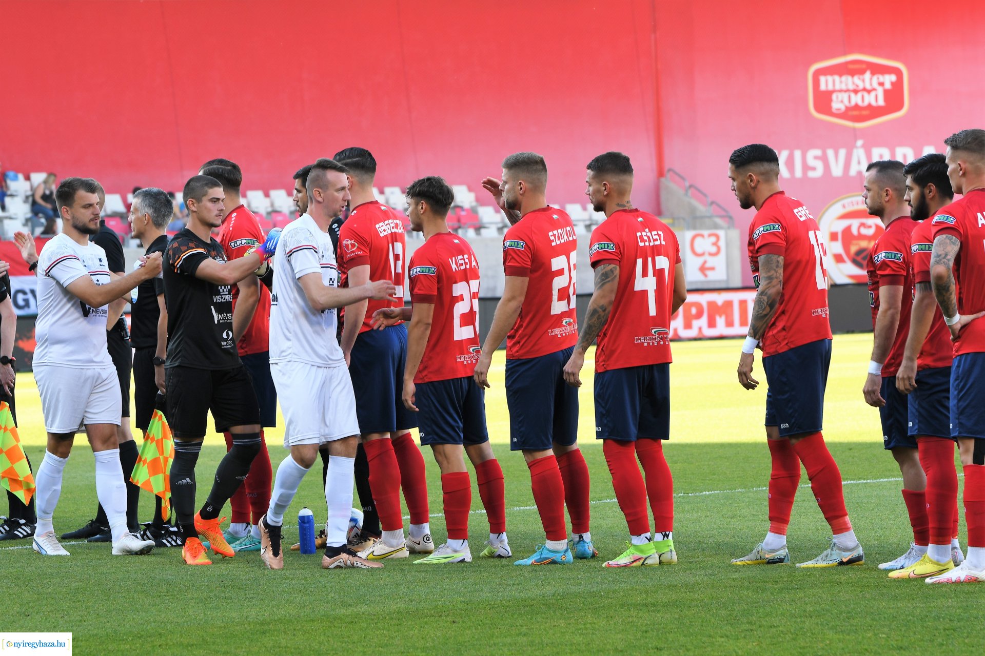 Nyíregyháza Spartacus - Veszprém osztályozó visszavágó labdarúgó mérkőzés