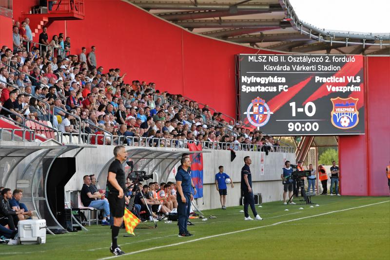 Nyíregyháza Spartacus - Veszprém osztályozó visszavágó labdarúgó mérkőzés