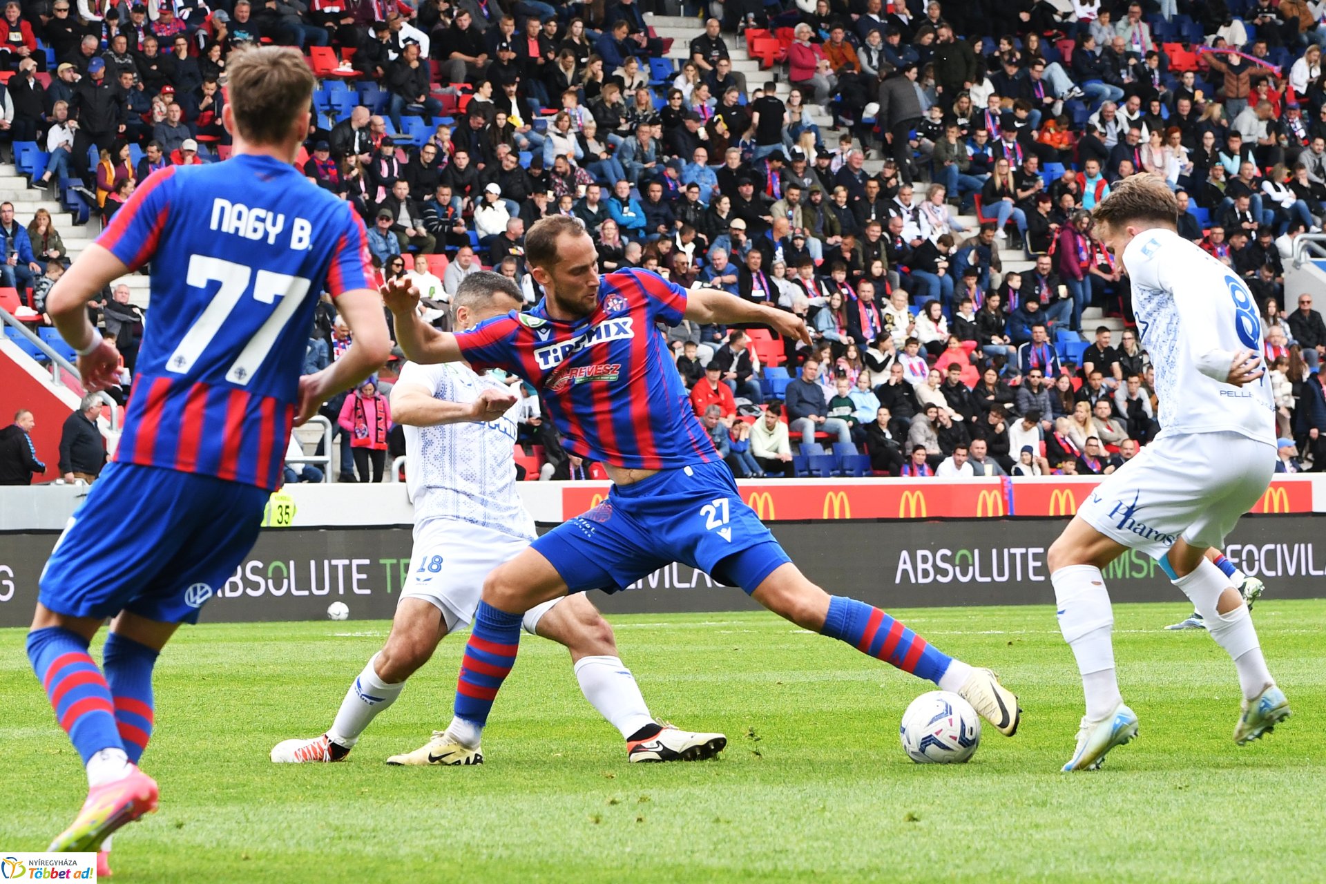 Nyíregyháza Spartacus - ZTE labdarúgó mérkőzés 2025. tavasz