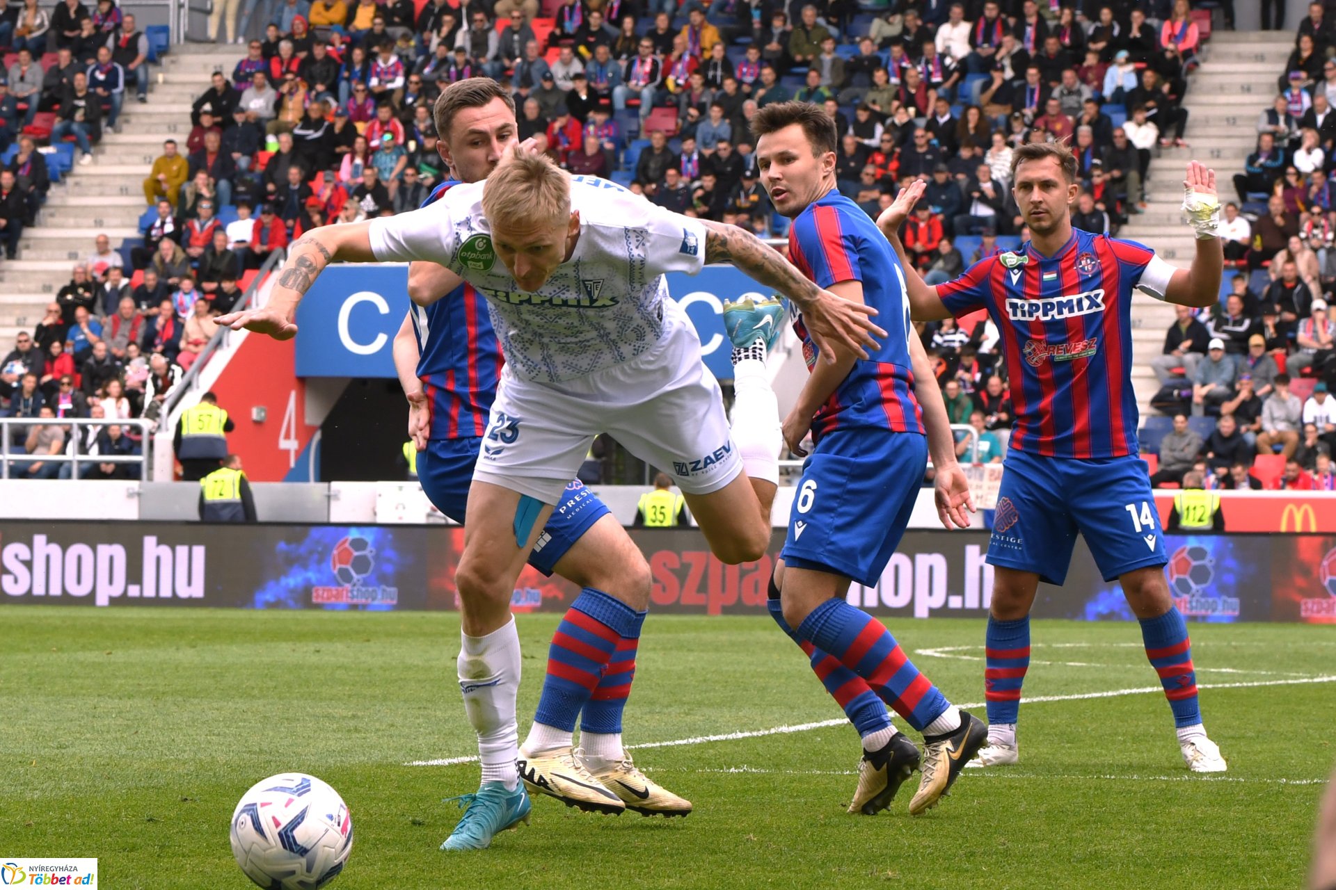 Nyíregyháza Spartacus - ZTE labdarúgó mérkőzés 2025. tavasz